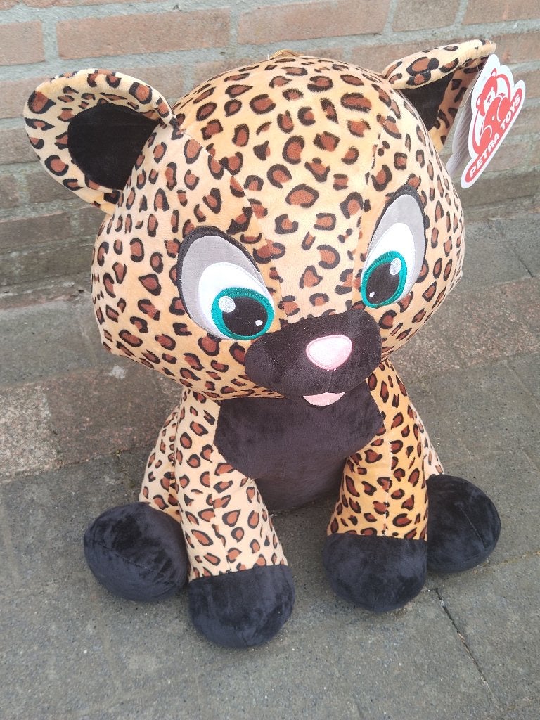 Grote Petra Toys luipaard knuffel – nieuw met kaartje, Ophalen, Overige merken, Overige karakters, Overige typen