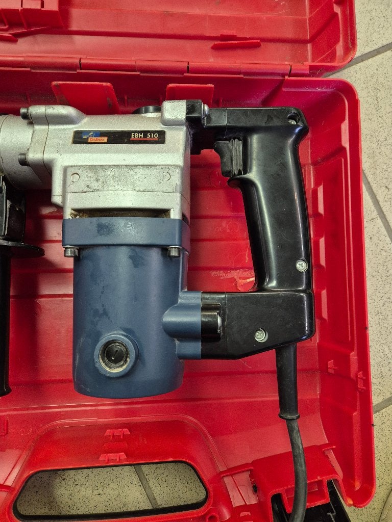 Lematec EBH 510 boorhamer + SDS boren en koffer, Ophalen, Gebruikt, 400 tot 600 watt, Boormachine