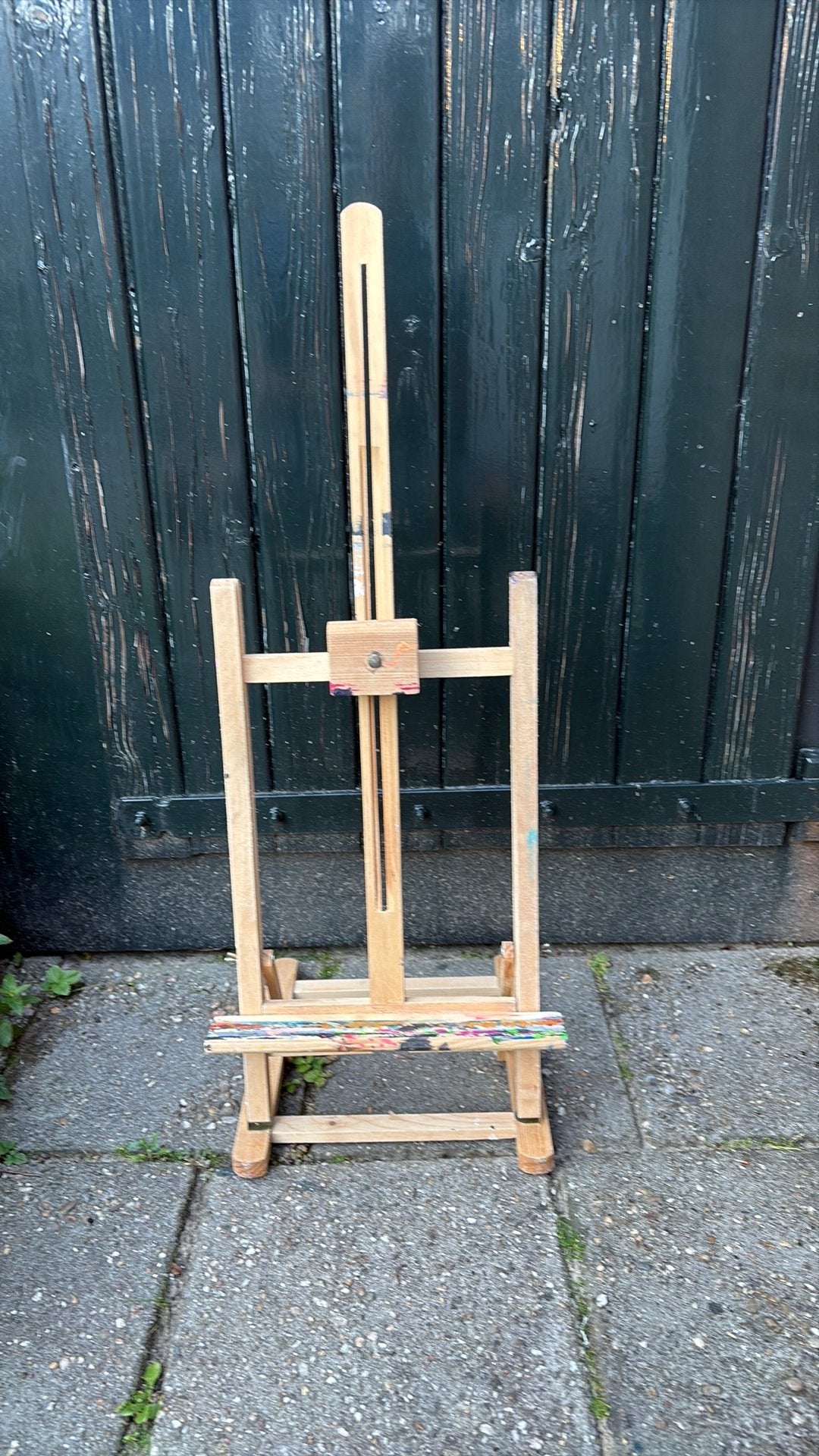 Tafelmodel schildersezel gebruikt, Hobby en Vrije tijd, Schilderen, Ophalen of Verzenden, Gebruikt, Ezel