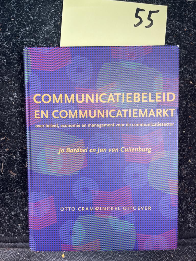 Communicatiebeleid en Communicatiemarkt - Jo Bardoel, Ophalen of Verzenden, Zo goed als nieuw