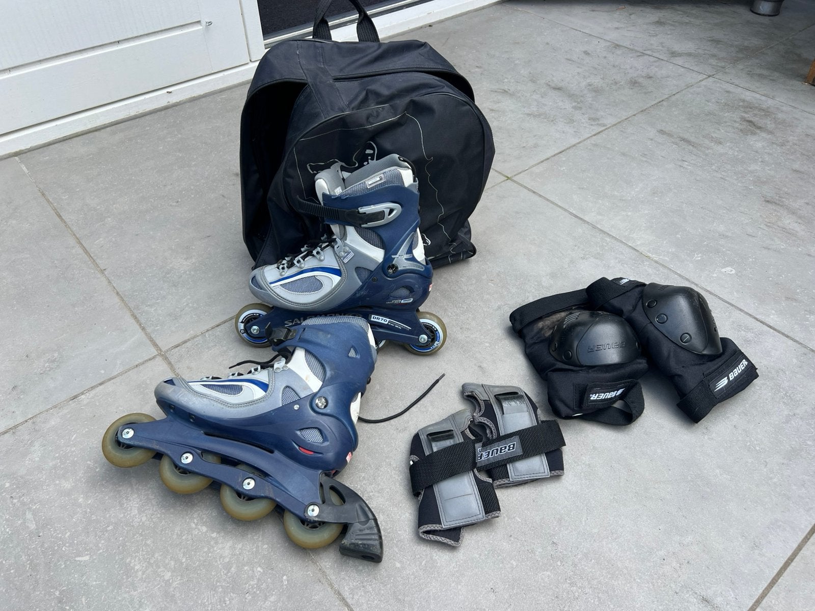 Prima skeelers maat 40 incl. beschermers, Sport en Fitness, Skeelers, Ophalen of Verzenden, Zo goed als nieuw