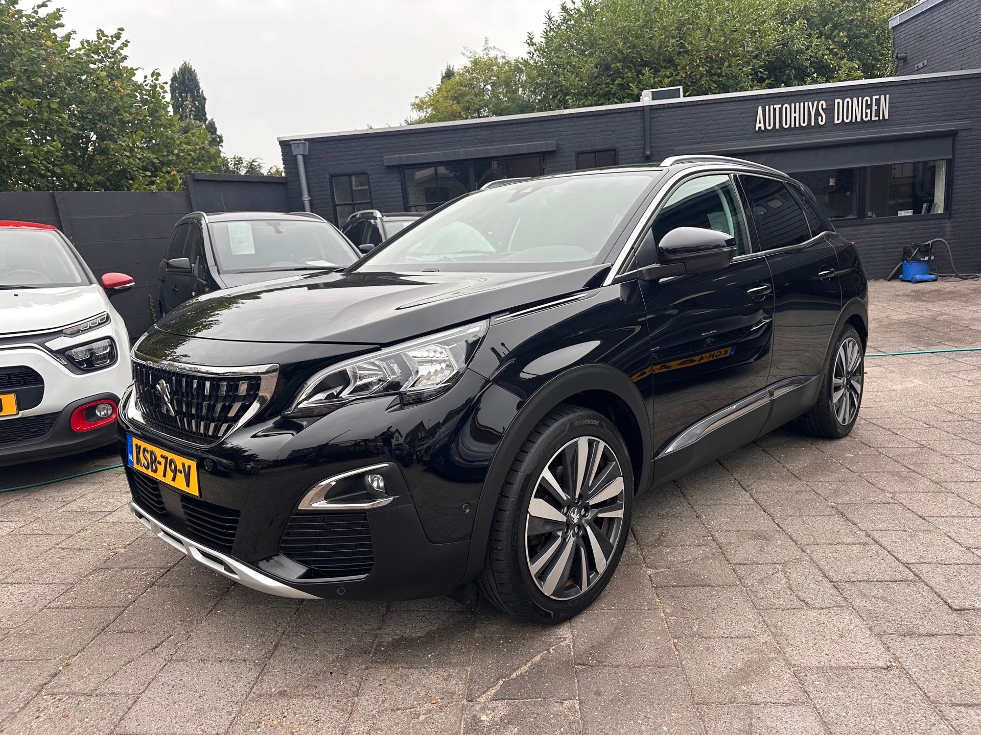 Peugeot 3008 1.6 PT Allure|Aut|181pk|Apple Android Carplay, Dealer onderhouden, Gebruikt, Zwart, 4 cilinders