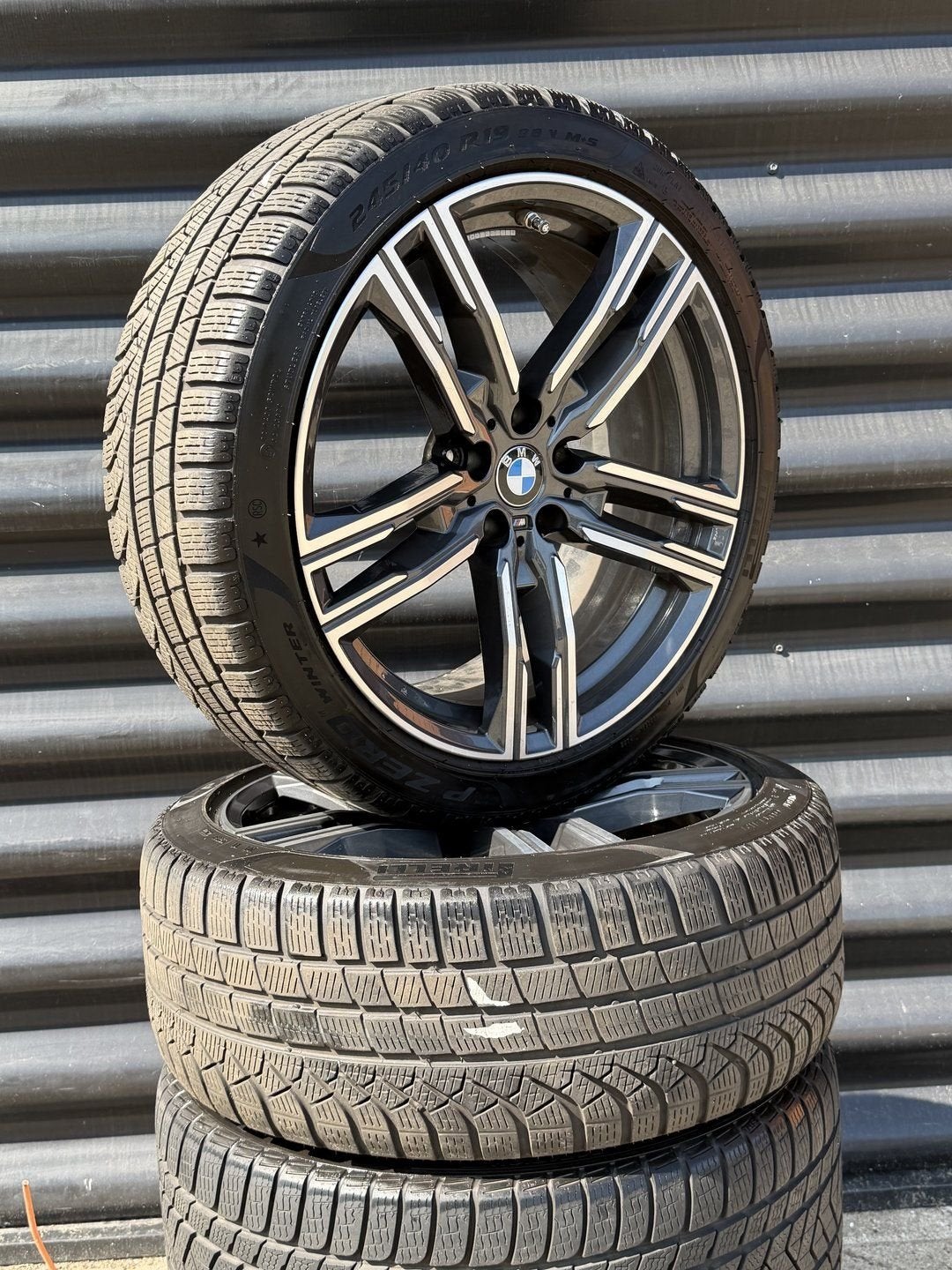 19” Orig Bmw Styl 727M G30 G31 G14 G15 velgen Winterbanden, Gebruikt, -, -, Banden en Velgen