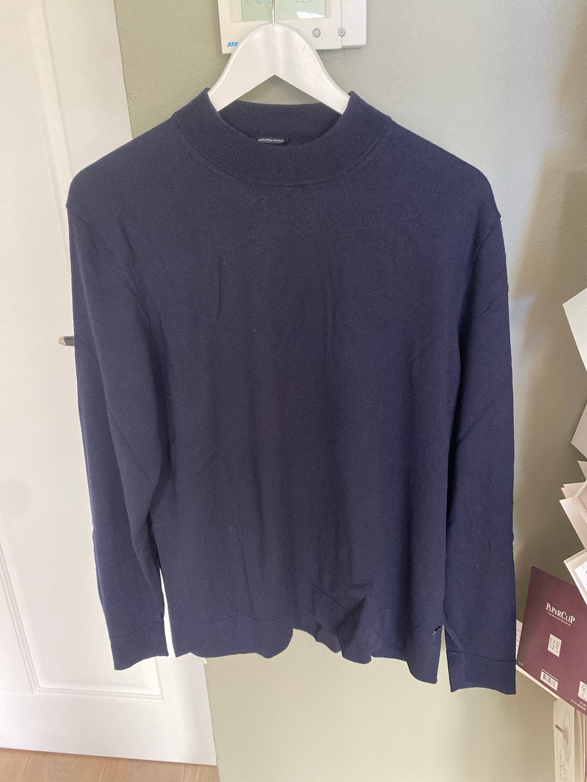 Strellson Trui - Blauw - Maat L (valt als L, label XXL), Ophalen of Verzenden, Gedragen, Maat 52/54 (L), Blauw