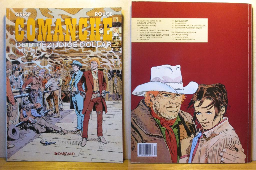 Comanche 12 - De driezijdige dollar (SC), Eén stripboek, Ophalen of Verzenden, Zo goed als nieuw, Michel Rouge