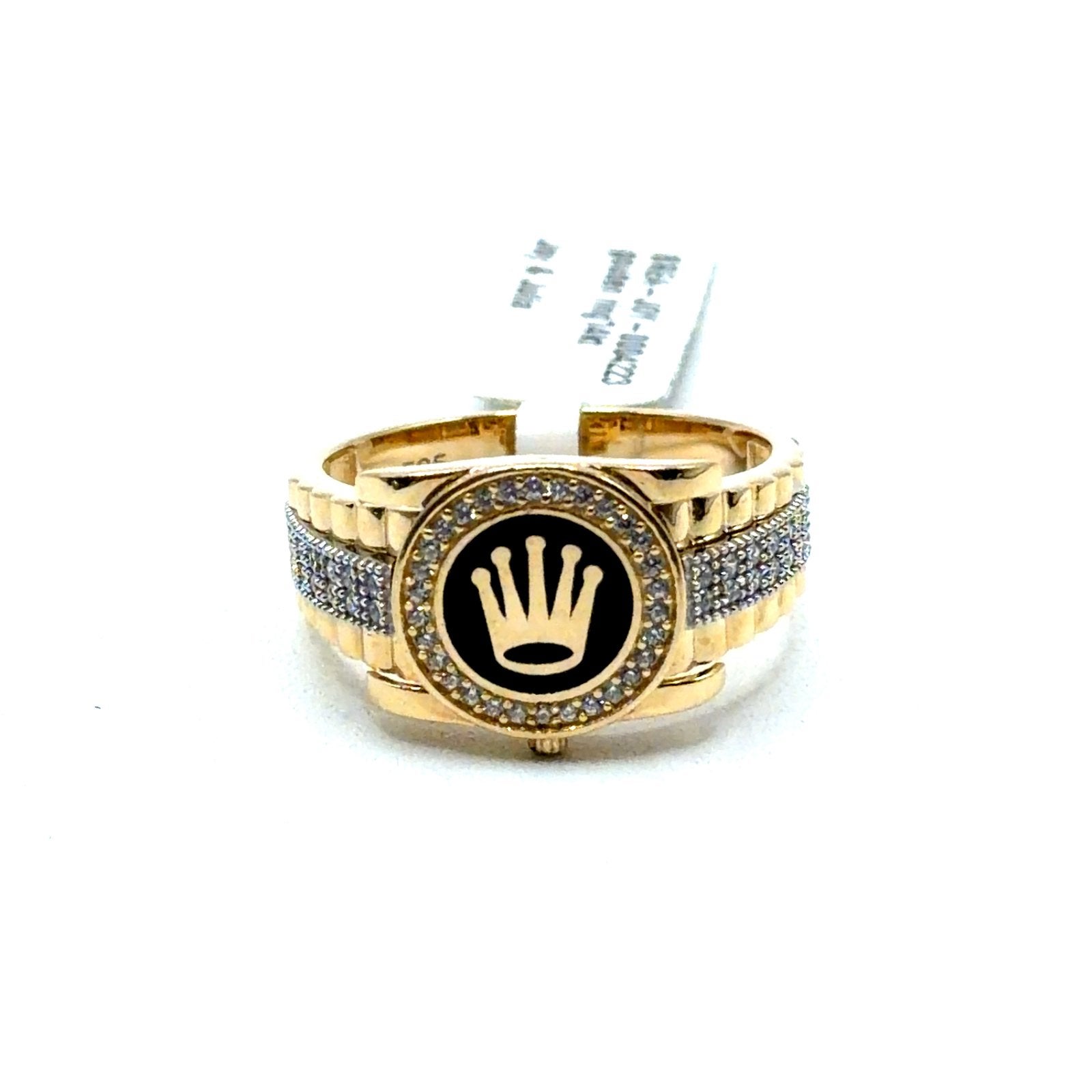 Gouden Rolex ring 14karaat, 19 tot 20, Nieuw, Ophalen of Verzenden, W