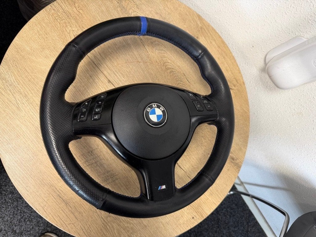 Dikke BMW M-Stuur M Stuur met geperforeerde leder ! E46 E39, Auto-onderdelen, Ophalen of Verzenden, Gebruikt, BMW