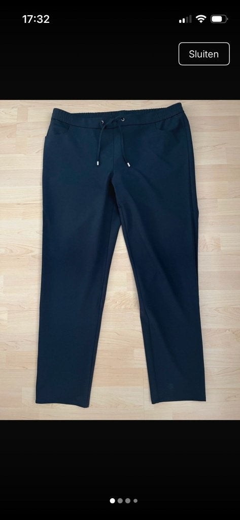 Frank Walder broek Brenda mt 48, Blauw, Maat 46/48 (XL) of groter, Nieuw, Ophalen of Verzenden