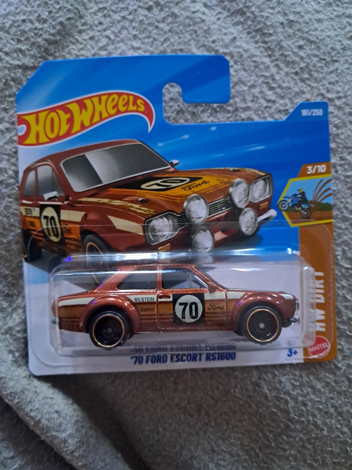 Hot Wheels Ford Escort RS1600 bruin nieuw in verpakking, Ophalen of Verzenden, Nieuw, Auto