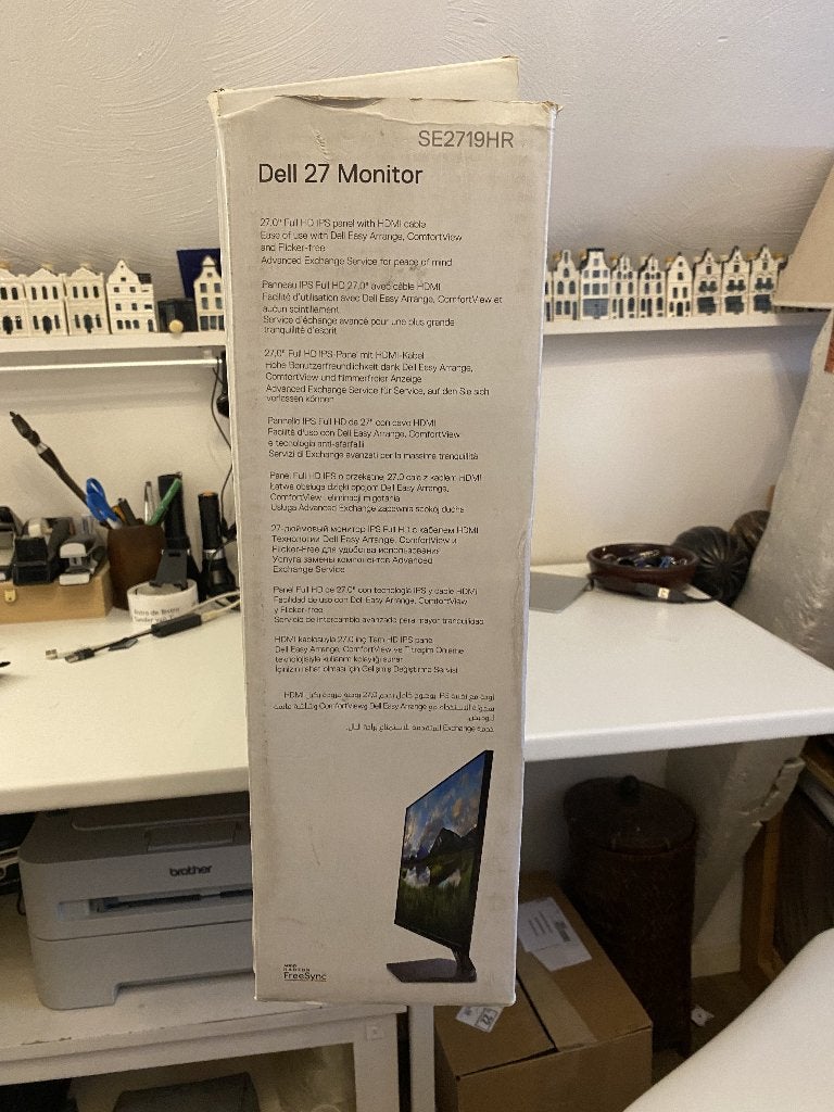 Dell 27 inch monitor type SE2719HR, Ophalen, IPS, HDMI, Zo goed als nieuw
