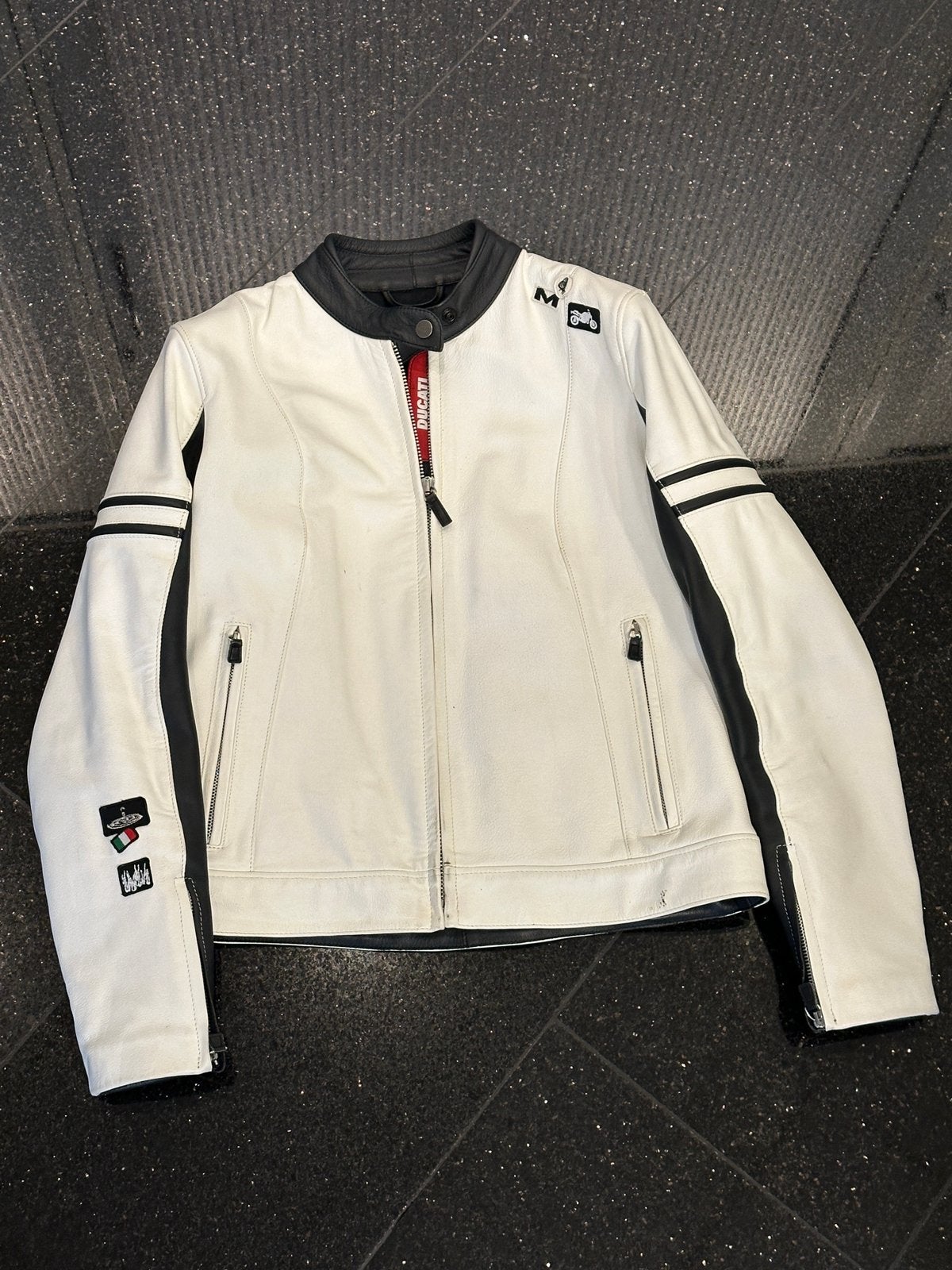 Ducati by Dainese Leren Dames Motorjas - Maat 48, Motoren, Kleding | Motorkleding, Ophalen, Dainese, Jas | leer, Dames