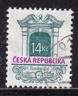 2032 - Tsjechië Michel 93 gestempeld , Bouwstijl, Verzenden, Overige landen, Gestempeld