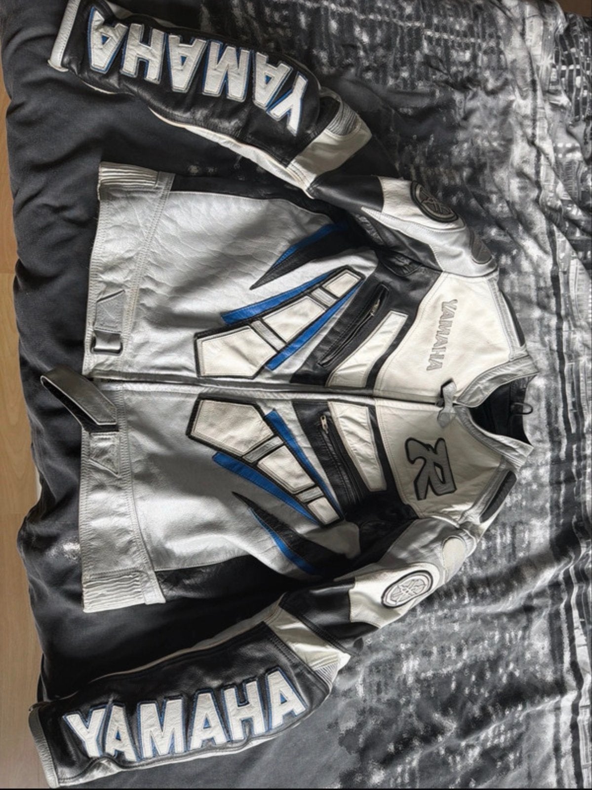 Yamaha Leren Motorjas - Maat 3XL, Ophalen of Verzenden, Tweedehands, Heren, Jas | leer