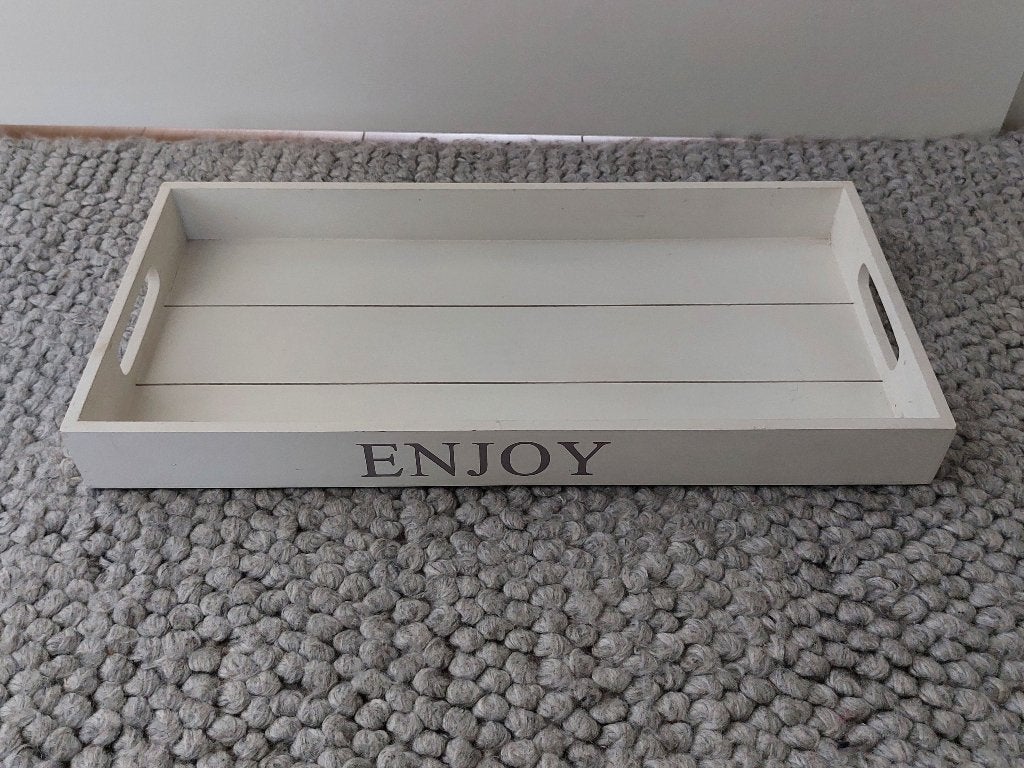 Dienblad / siertray, Ophalen, Met afbeelding/tekst, Zo goed als nieuw, Dienblad