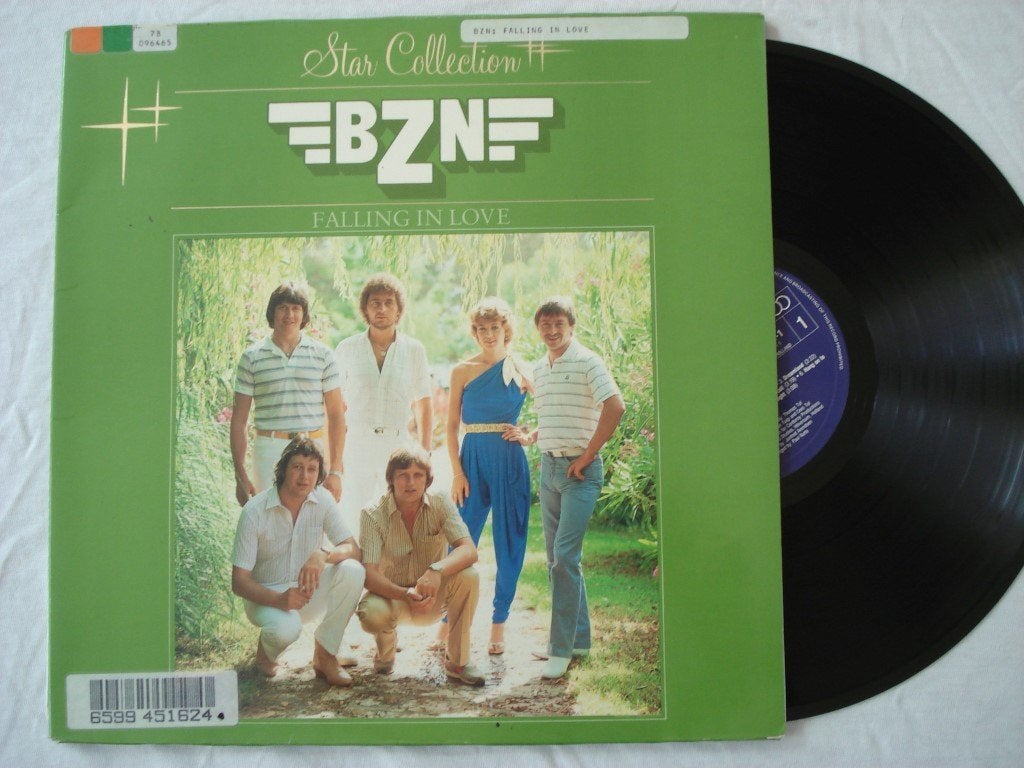 BZN - Falling in love, LP, Gebruikt, Ophalen of Verzenden, Gatefold hoes