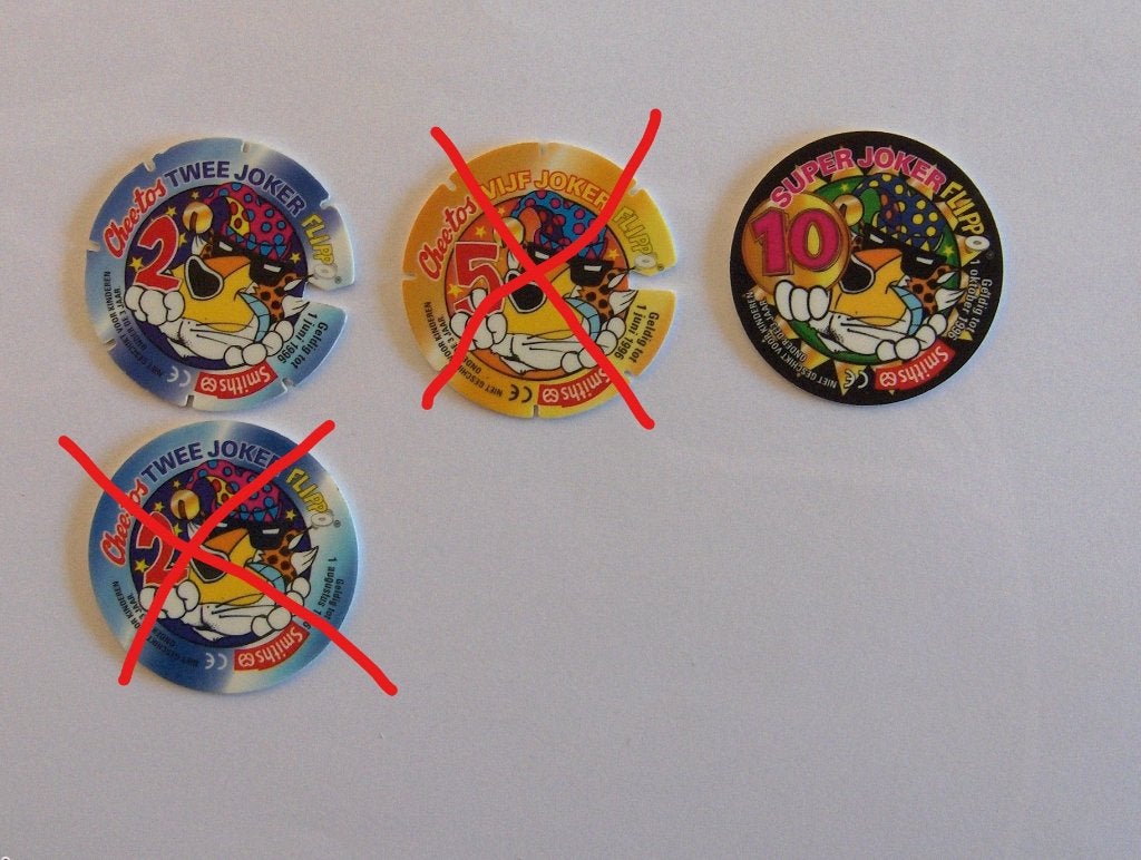 Chester Cheetos Joker Flippo 2 en 10 punten, Ophalen of Verzenden, Joker, Losse flippo's