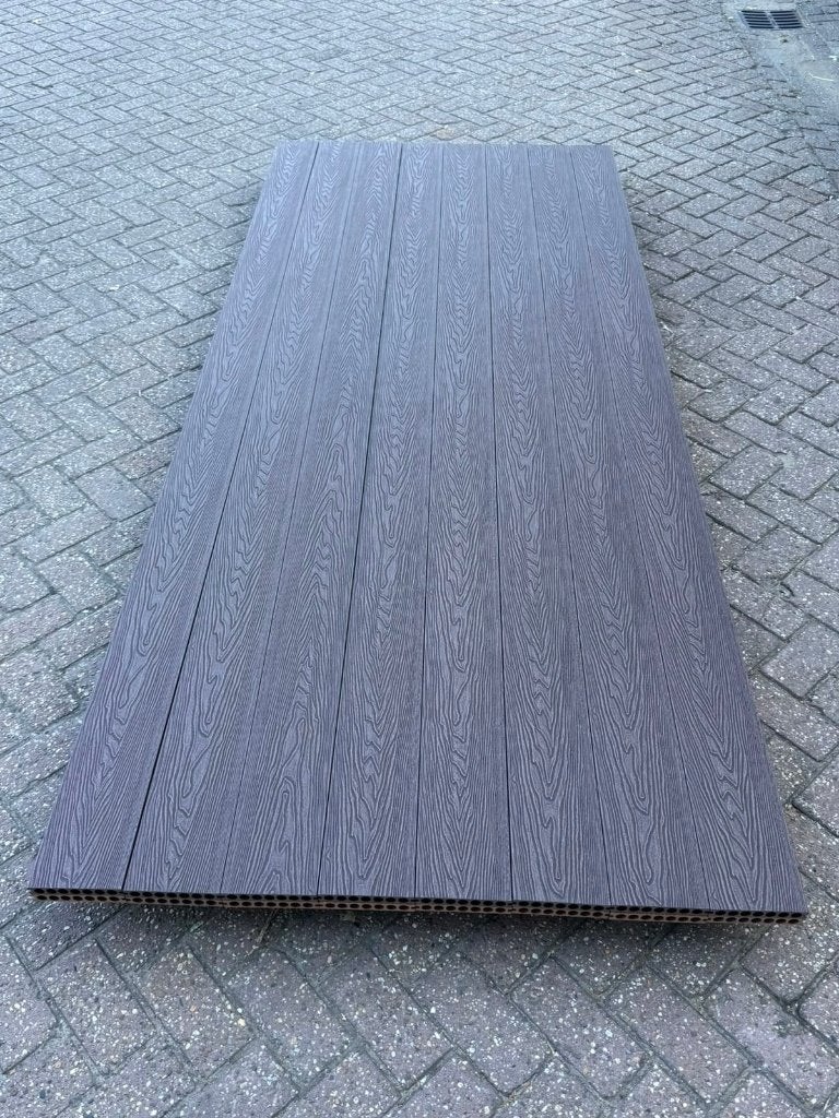 Composiet WPC vlonderplank Donkerbruin 15 x 2.3 x 290, Ophalen of Verzenden, Nieuw, Composiet