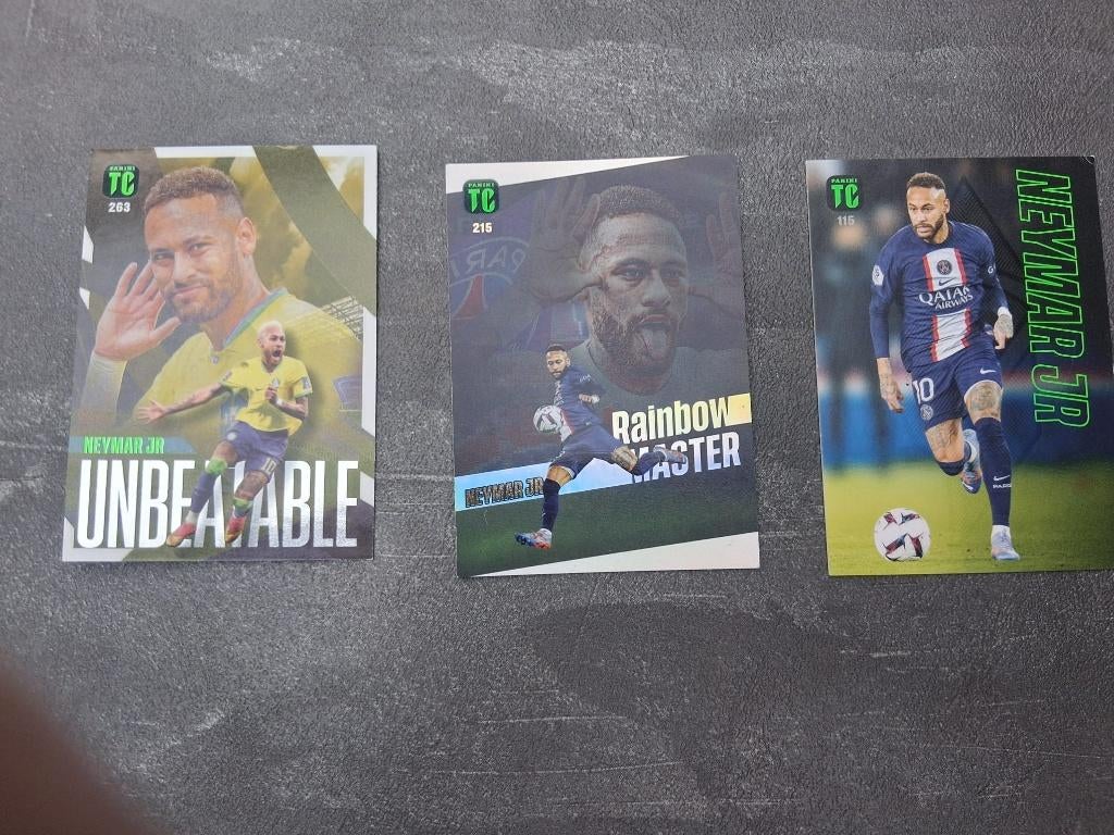 Verschillende Neymar voetbalkaarten, Ophalen of Verzenden, Zo goed als nieuw, Buitenlandse clubs, Spelerskaart