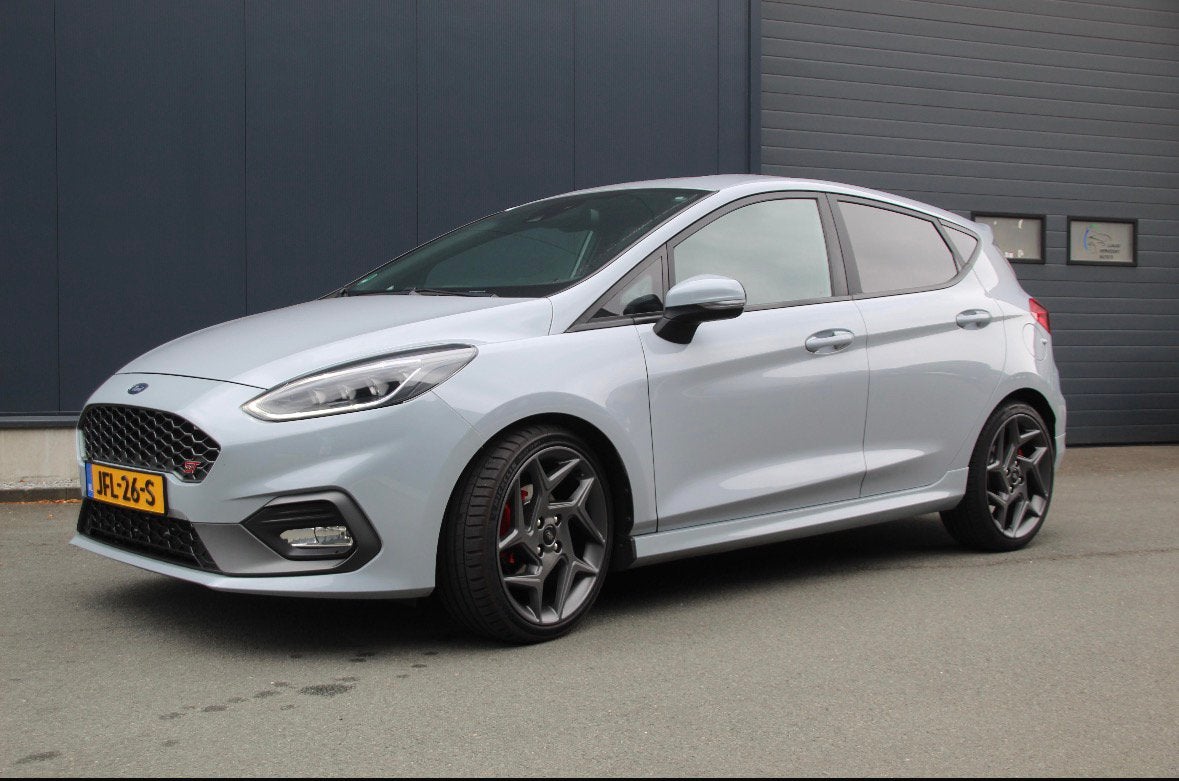 Ford Fiësta 1.5 200pk 5dr 2019 Grijs, Auto's, Voorwielaandrijving, 1183 kg, Handgeschakeld, Particulier