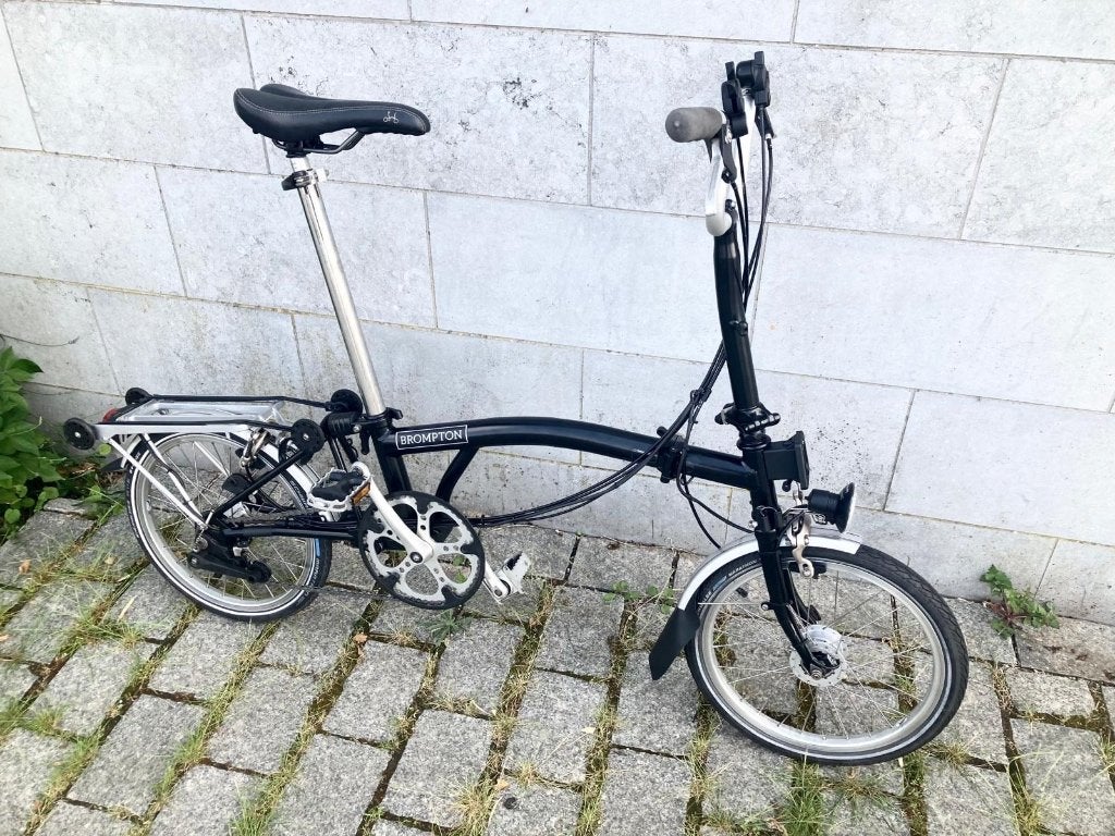Nieuwstaat! BROMPTON M6R-N 6v met naafdynamo verlichting, Ophalen, Brompton, 16 tot 18 inch, Versnellingen
