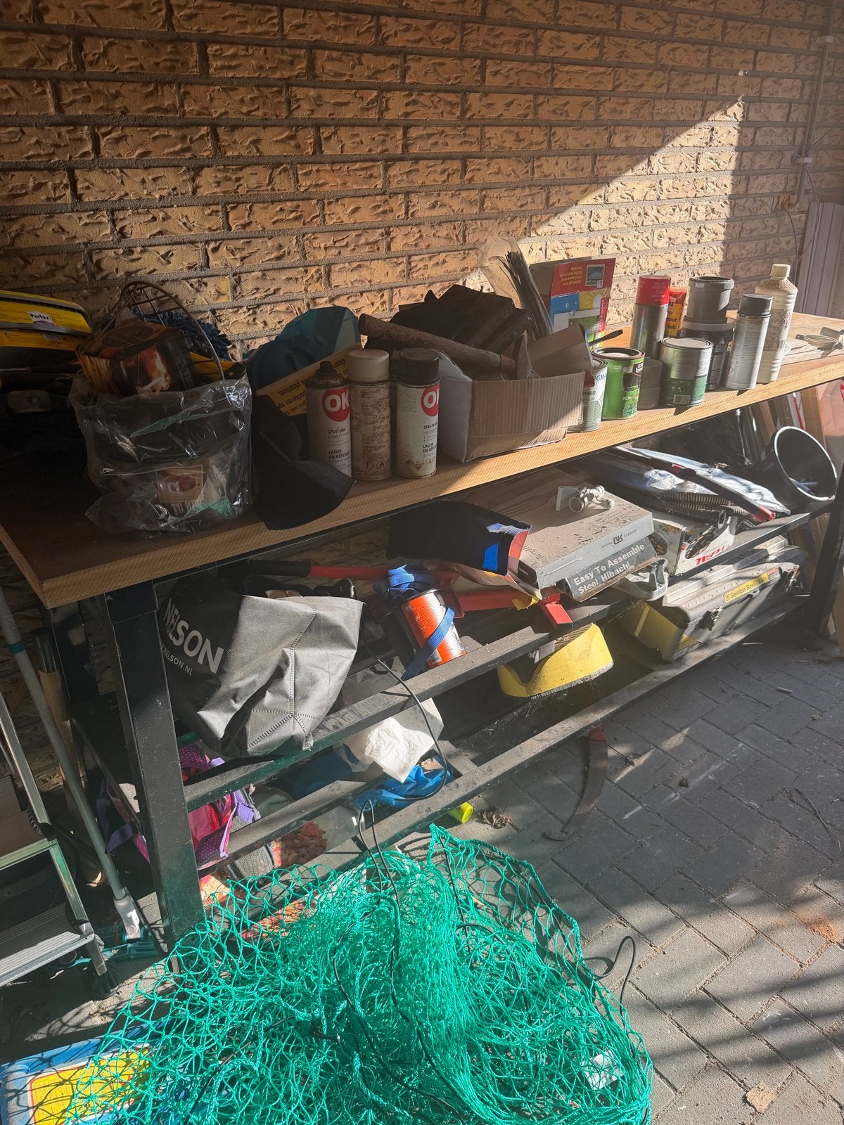 Datona Werkbank 2 meter lang, Ophalen, Gebruikt, 170 cm of meer