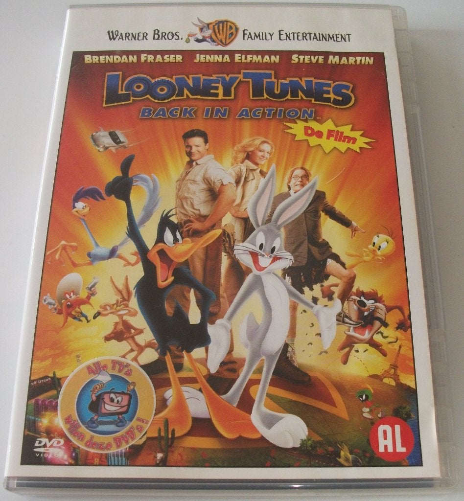Dvd *** LOONEY TUNES: BACK IN ACTION ***, Cd's en Dvd's, Alle leeftijden, Nederlands, Ophalen of Verzenden, Zo goed als nieuw
