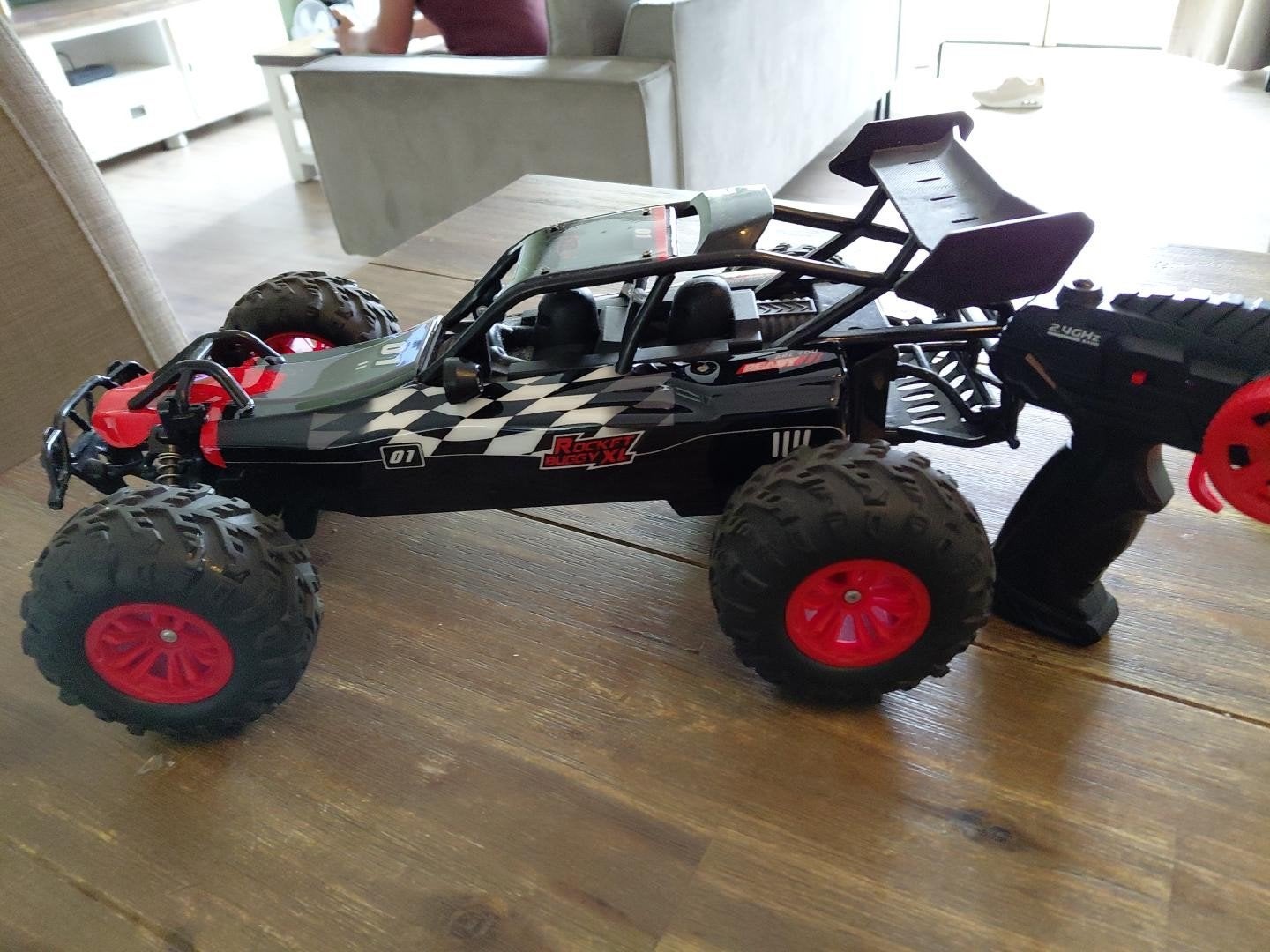 Gear2Play RC Rocket Buggy XL Racebuggy - Zwart, Hobby en Vrije tijd, Ophalen of Verzenden, Gebruikt, Elektro, Auto offroad