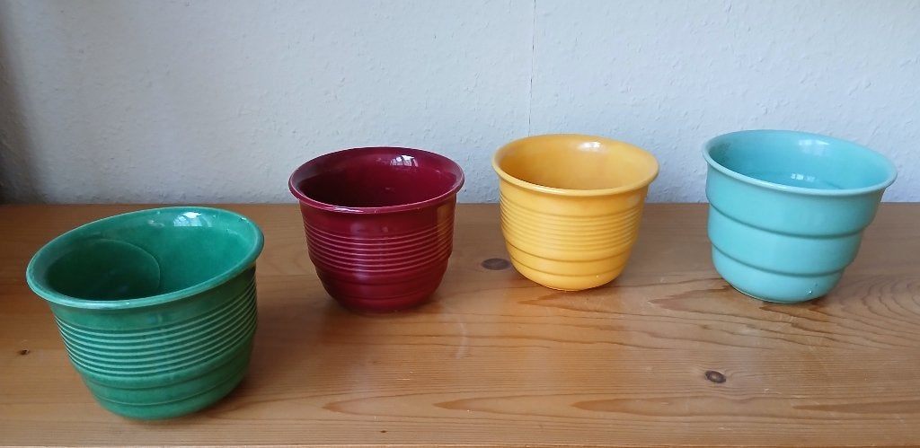 ADCO en ERiCA bloempotjes  4 x, Antiek en Kunst, Ophalen of Verzenden