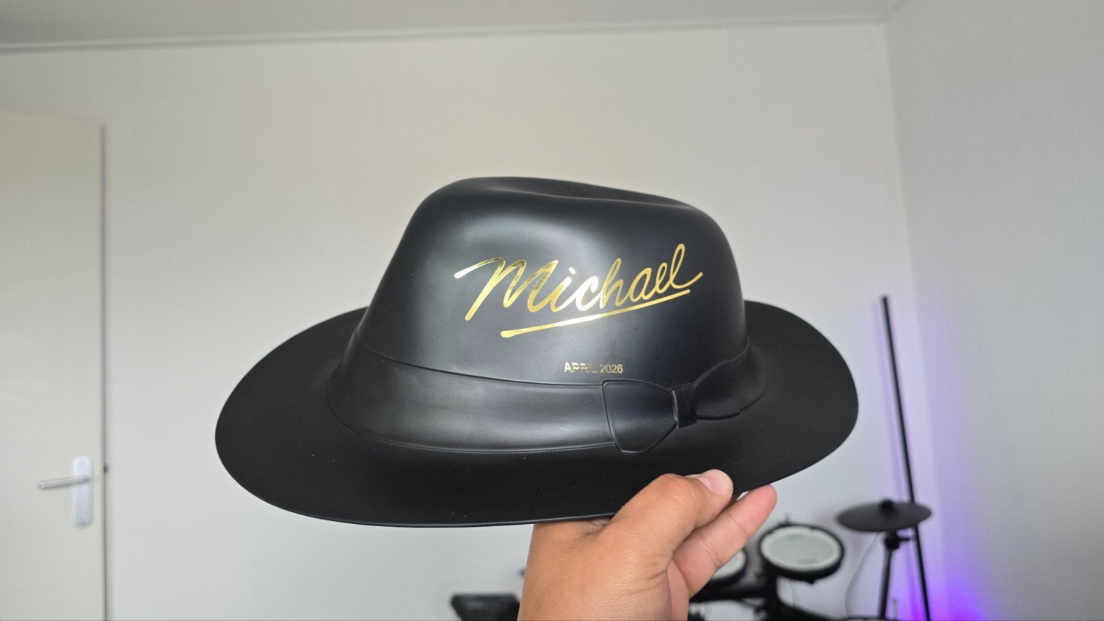 POPCORN Michael Jackson Fedora Hoed, Ophalen of Verzenden, Zo goed als nieuw, Overige typen