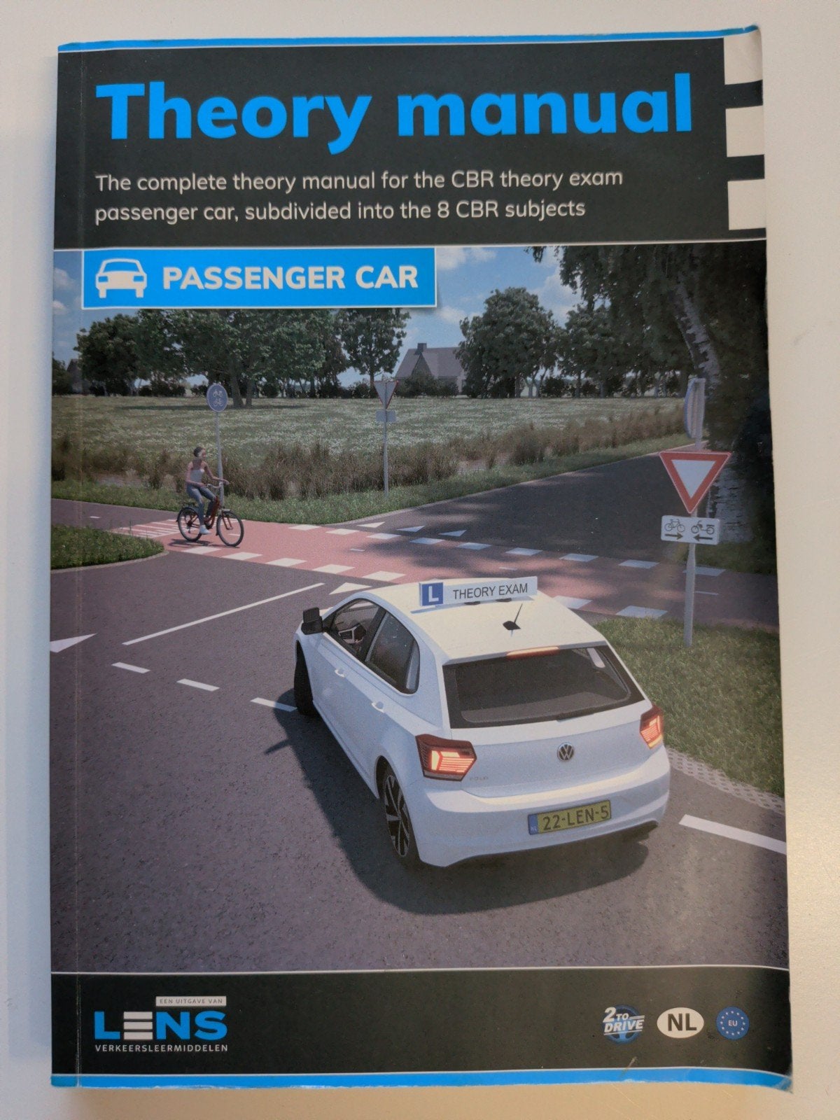 ENGLISH version! CBR Theorieboek en Samenvatting Personenaut, Ophalen, Gelezen, Algemeen, Lens Verkeersleermiddelen