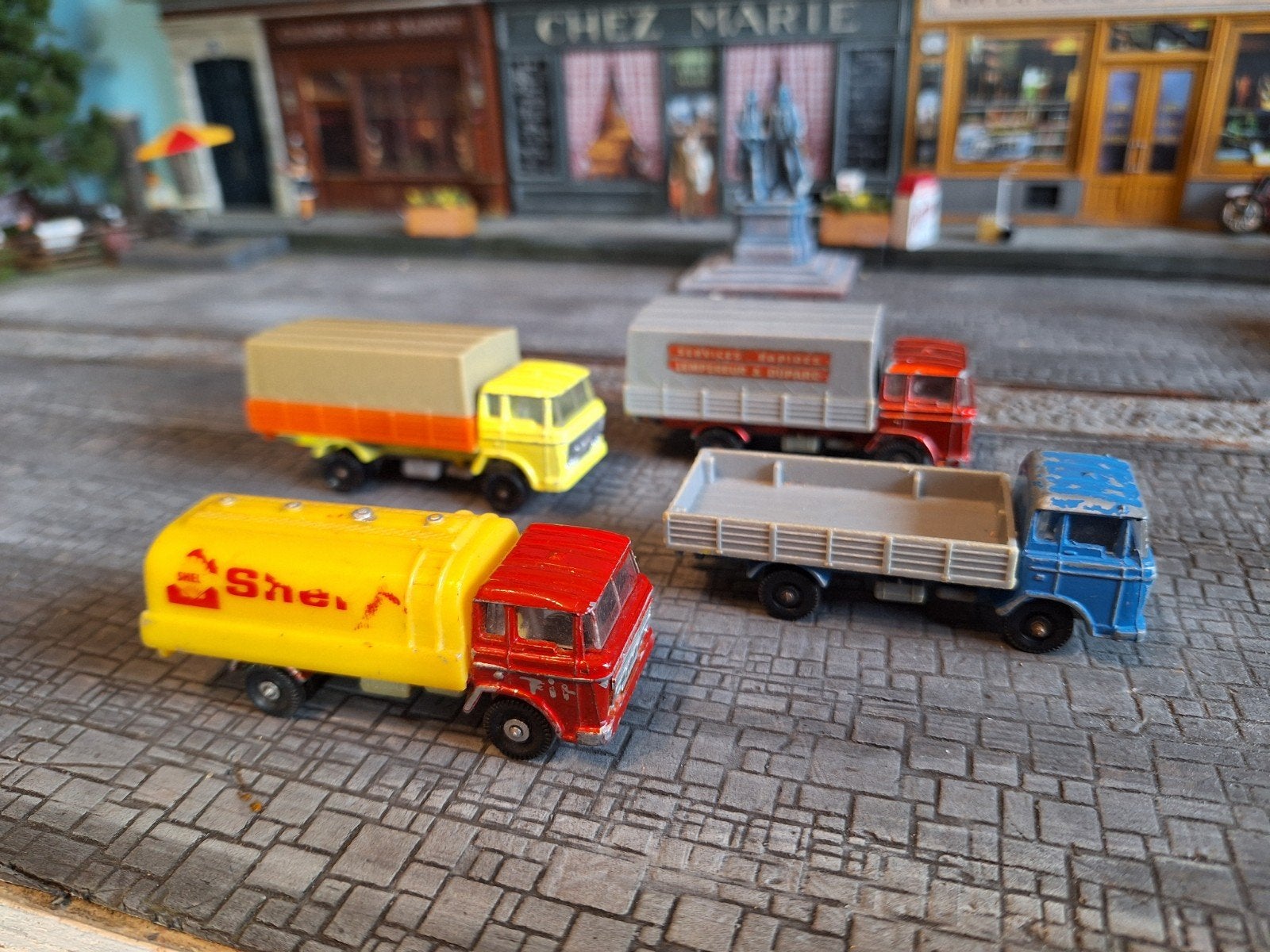 4x Majorette Daf, Ophalen of Verzenden, Gebruikt, Bus of Vrachtwagen, Majorette