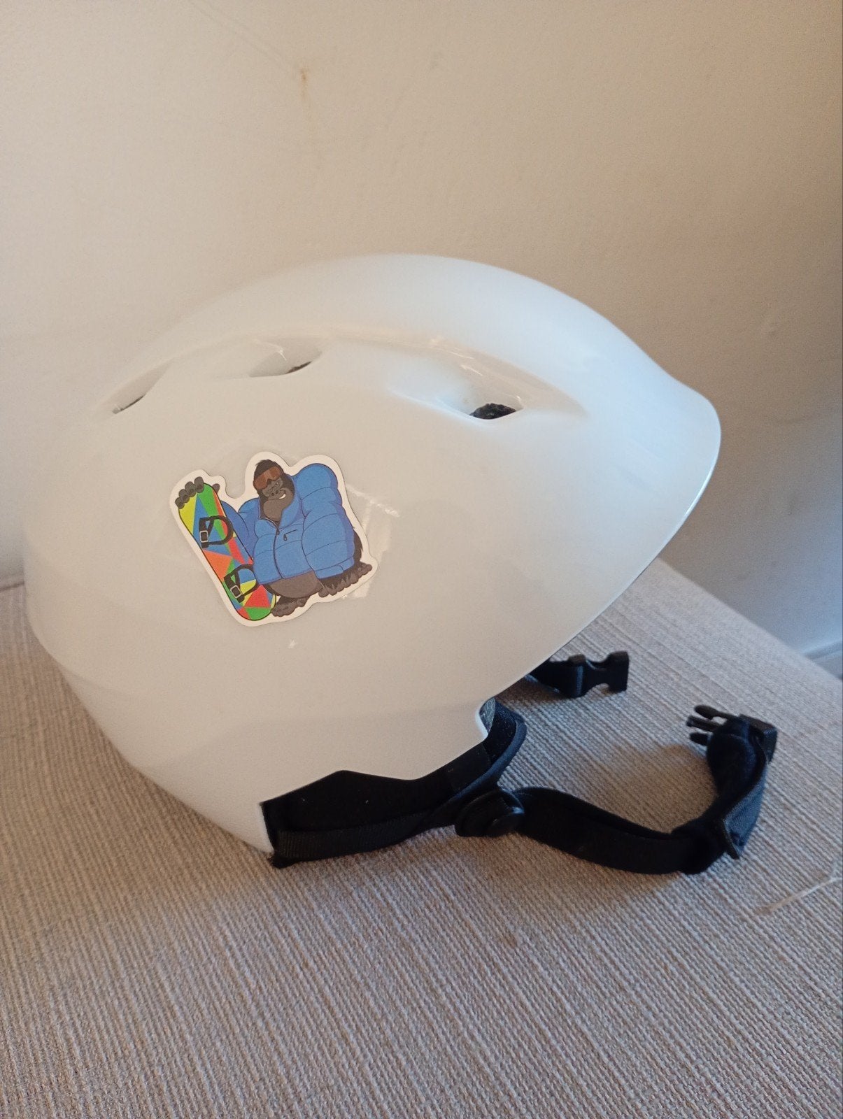 Witte Ski/Snowboard helm Wedze, Overige typen, Zo goed als nieuw, Minder dan 100 cm, Ophalen