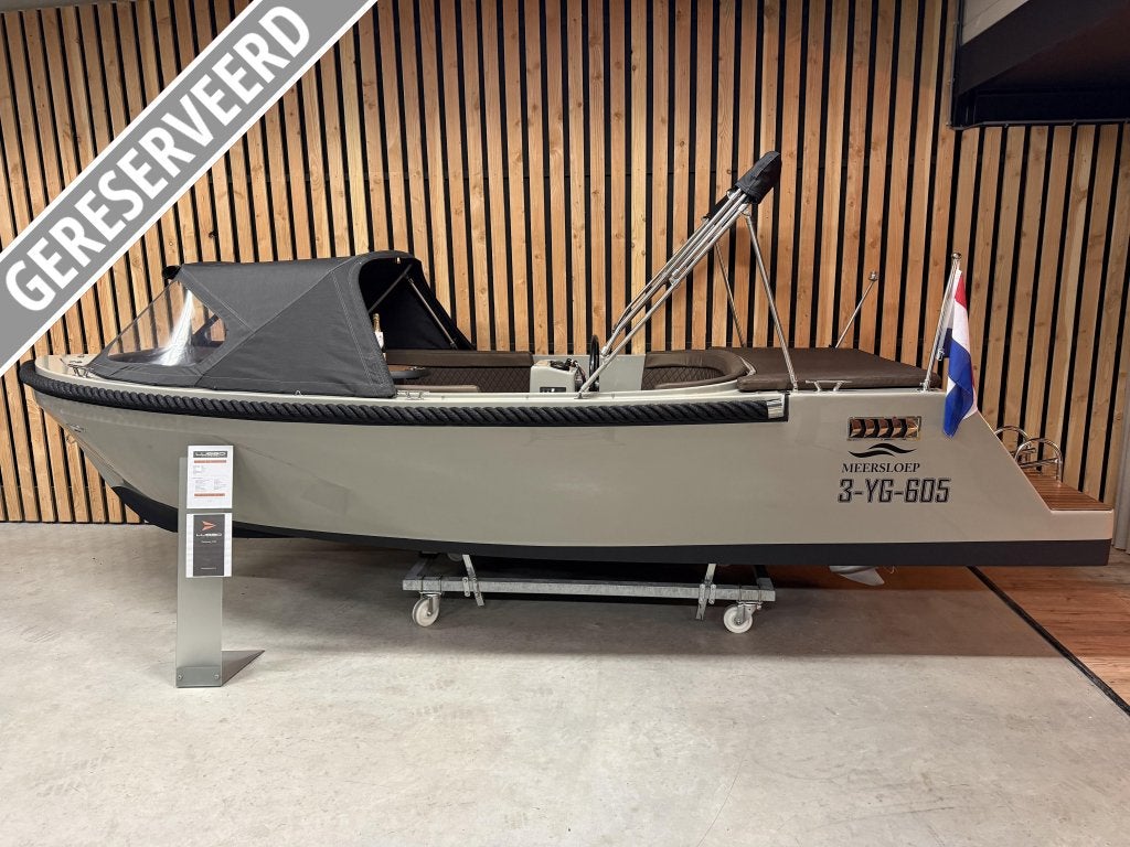 NwStaat! MEERSLOEP 600 'HONDA 40PK' AUDIO BIMINI CARON Bj23!