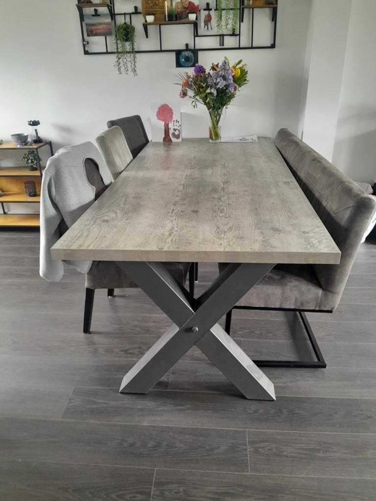 Van Haco eettafel, dressoir en tv-meubel, Huis en Inrichting, Tafels | Eettafels, Overige houtsoorten, Gebruikt, 200 cm of meer
