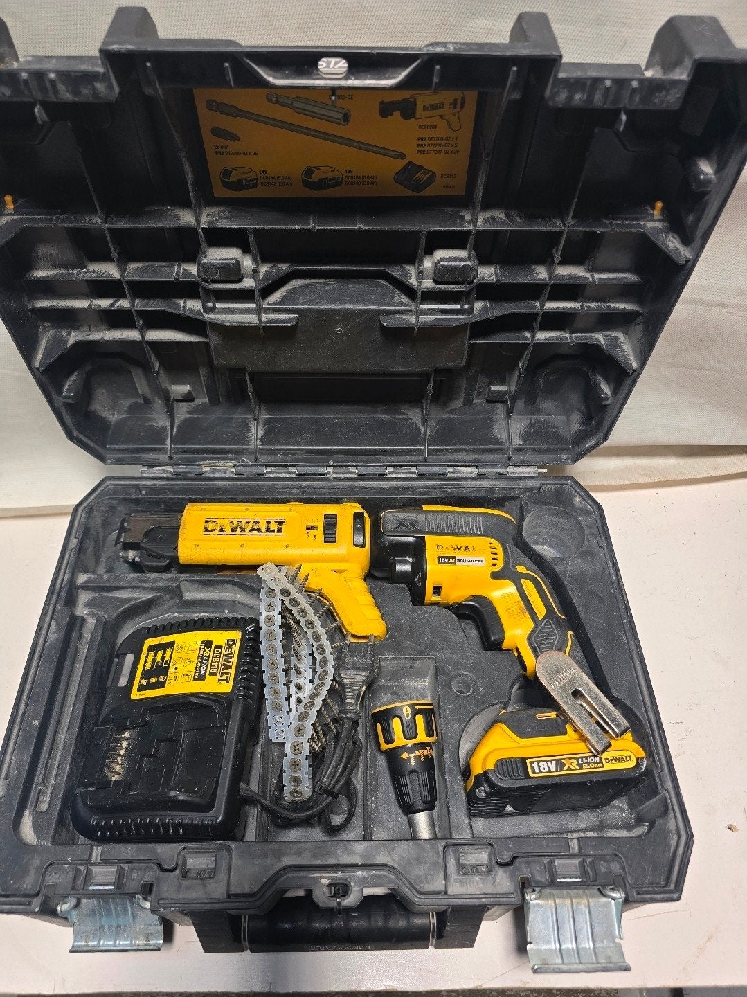 Dewalt accu gipsschroefmachine 18V set, Ophalen of Verzenden, Dewalt, N.v.t, N.v.t