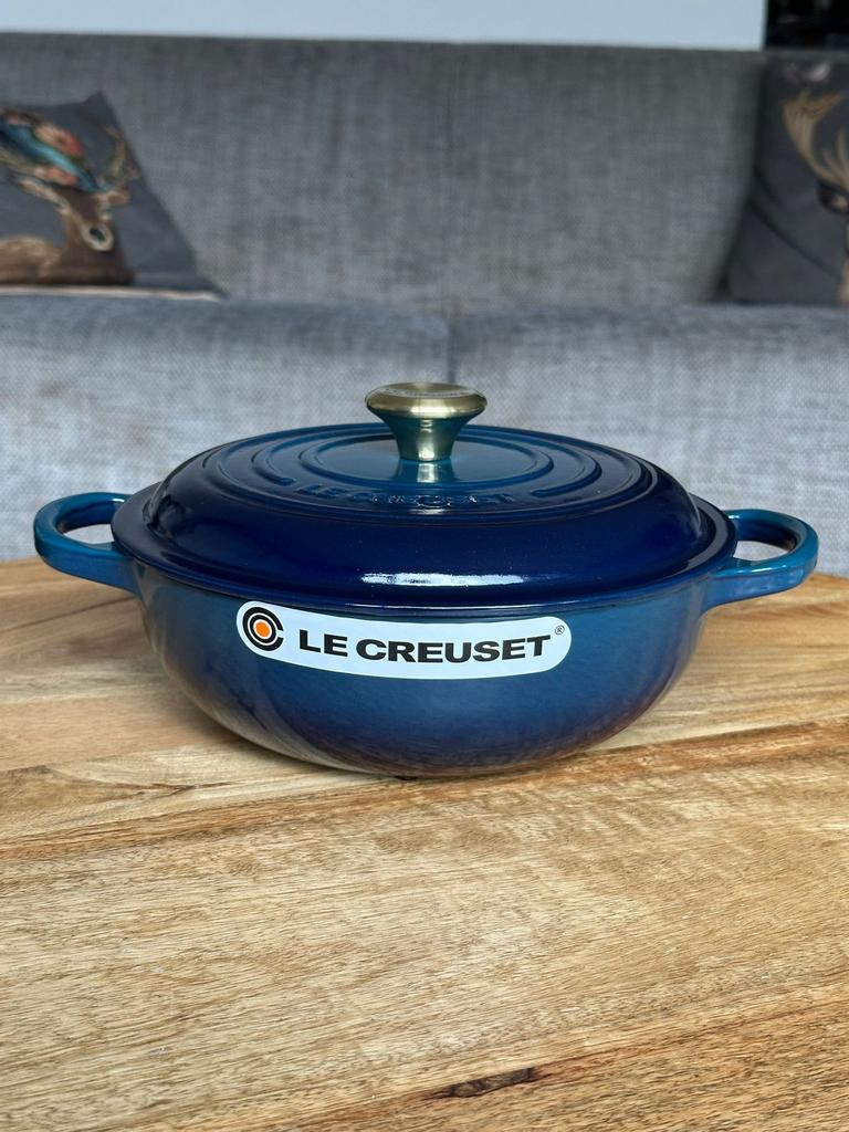 Le Creuset gietijzeren Marmite 22 cm – Agave, Ophalen of Verzenden, Nieuw, Gietijzer