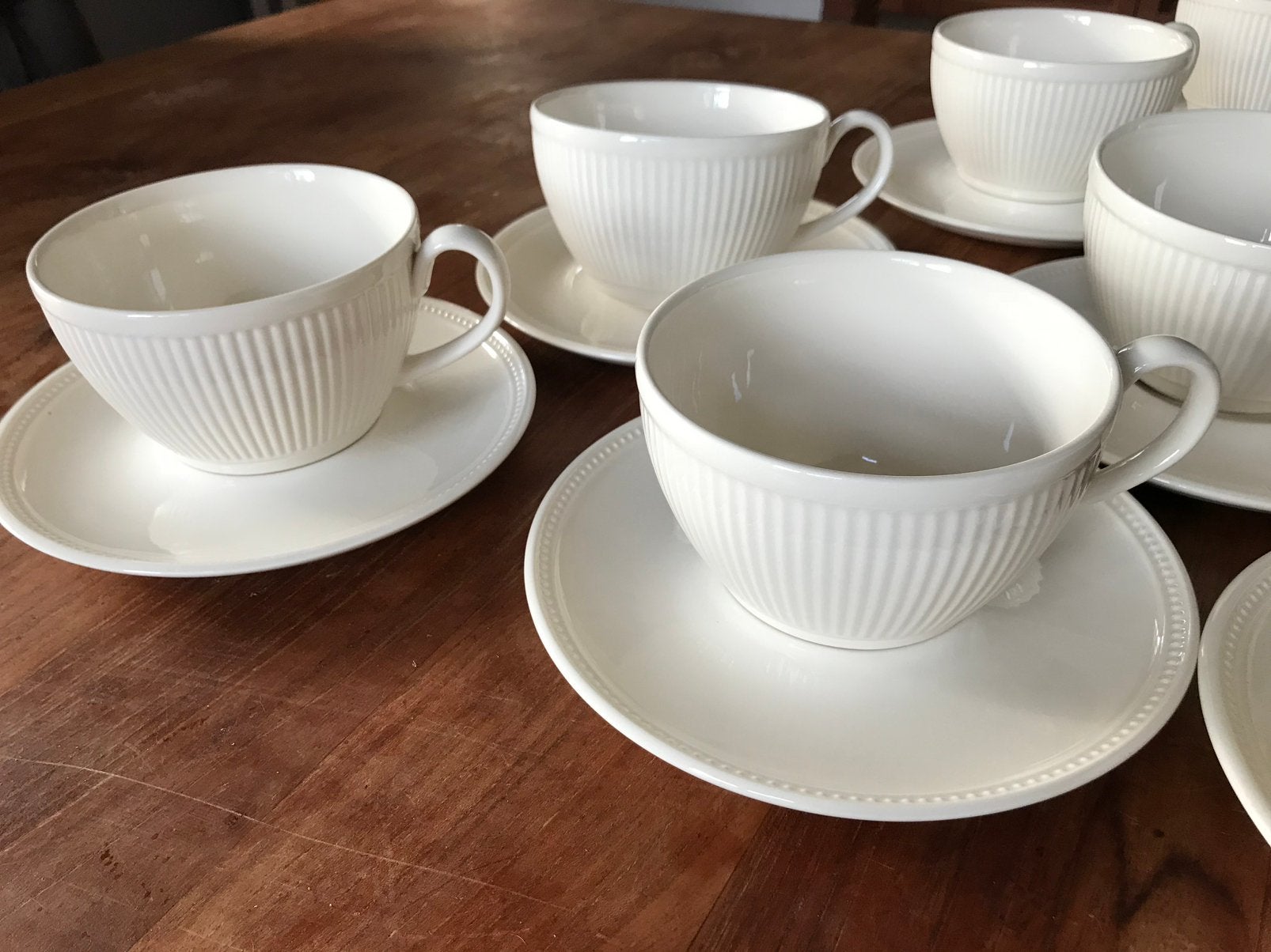 Wedgwood windsor soepkom/soepkop met schotel, Ophalen of Verzenden, Zo goed als nieuw, Porselein, Kop(pen) en/of Schotel(s)