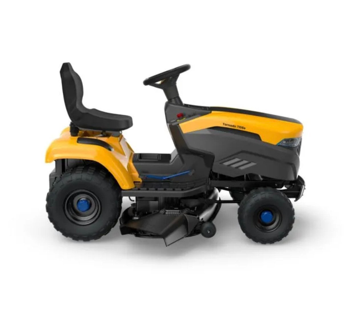 Stiga Tornado 7108E Accu tuintractor zitmaaier tot 7500M2, Ophalen, Zo goed als nieuw, Elektrische starter, 90 tot 120 cm