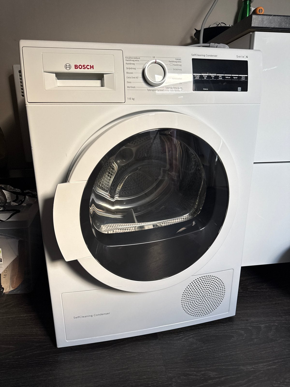 Bosch Serie 6 SelfCleaning Condenser Droger, Ophalen, 8 tot 10 kg, Niet werkend, 85 tot 90 cm