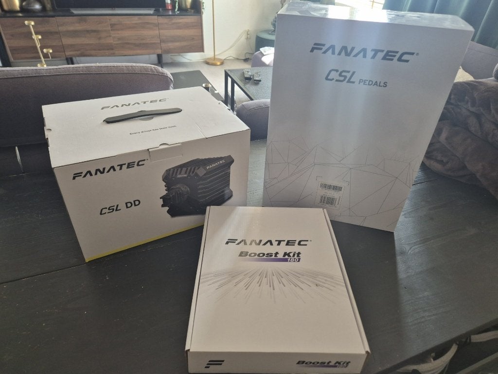 Fanatec CSL DD QR2 + Boostkit (8 Nm) + CSL Pedals, Spelcomputers en Games, Ophalen, 1 speler, Racen en Vliegen, Zo goed als nieuw