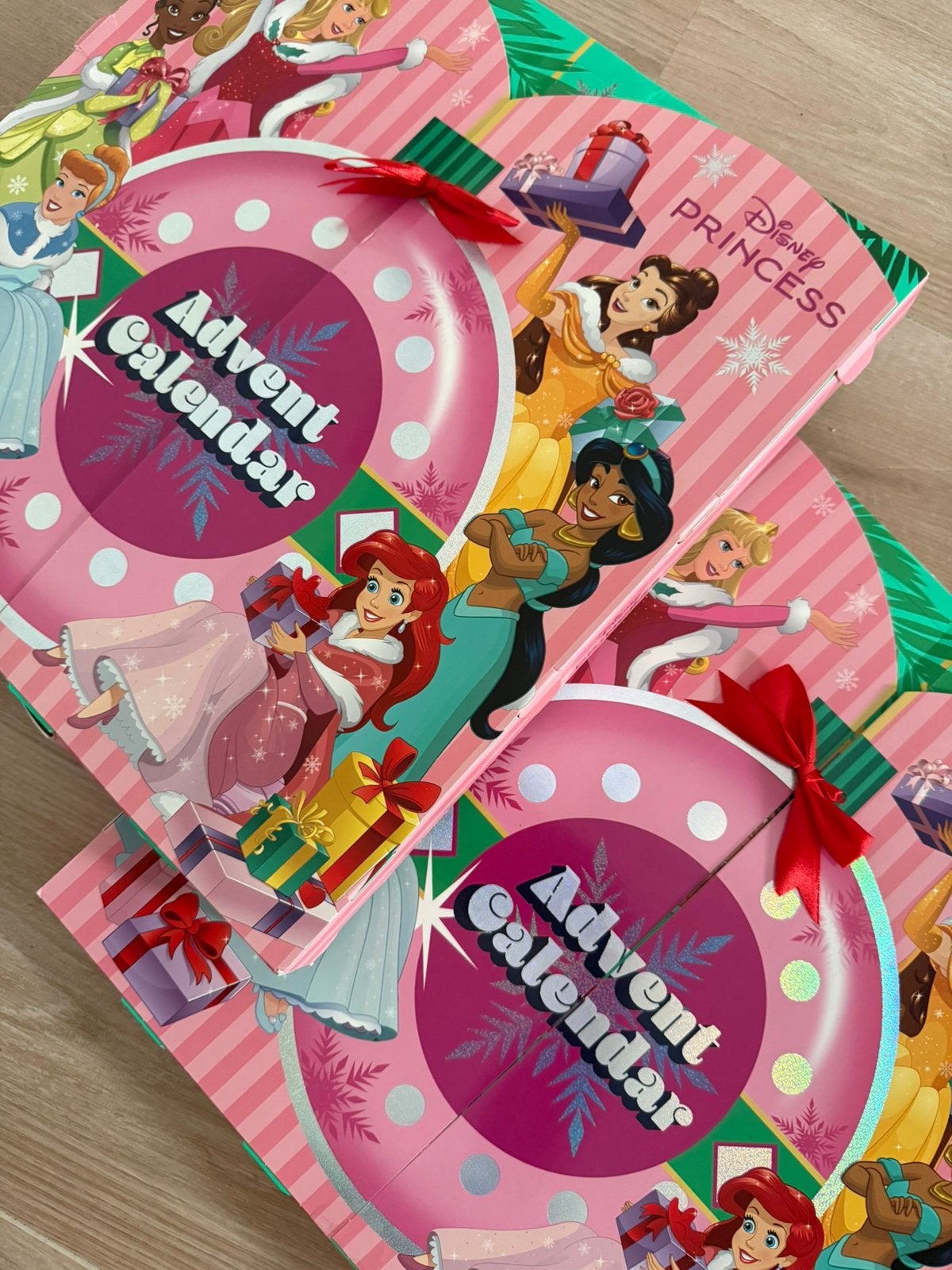 Disney princess advent kalender 2 stuks nieuw!, Ophalen, Zo goed als nieuw