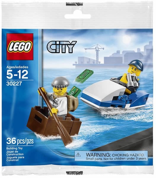 Lego Town City Police 30227 Police Watercraft Polybag (NIEUW, City, Lego, Ophalen of Verzenden, Complete set