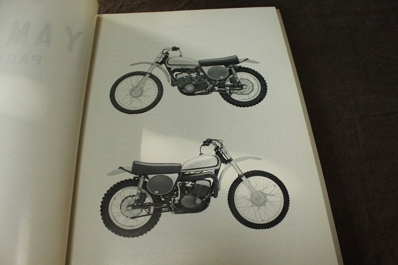 Yamaha SC500 1972 motorcycle parts list cross enduro SC 500, Motoren, Ophalen of Verzenden, Yamaha