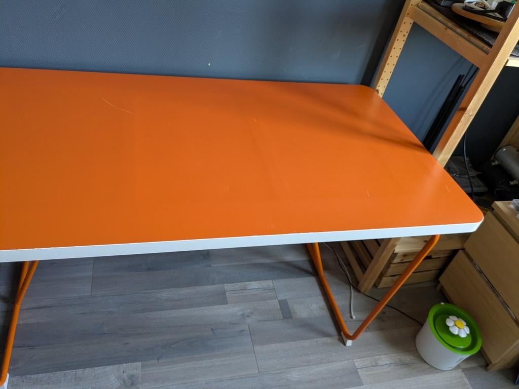 Oranje IKEA RYDEBÄCK eettafel, Ophalen, Gebruikt, 50 tot 100 cm, 150 tot 200 cm