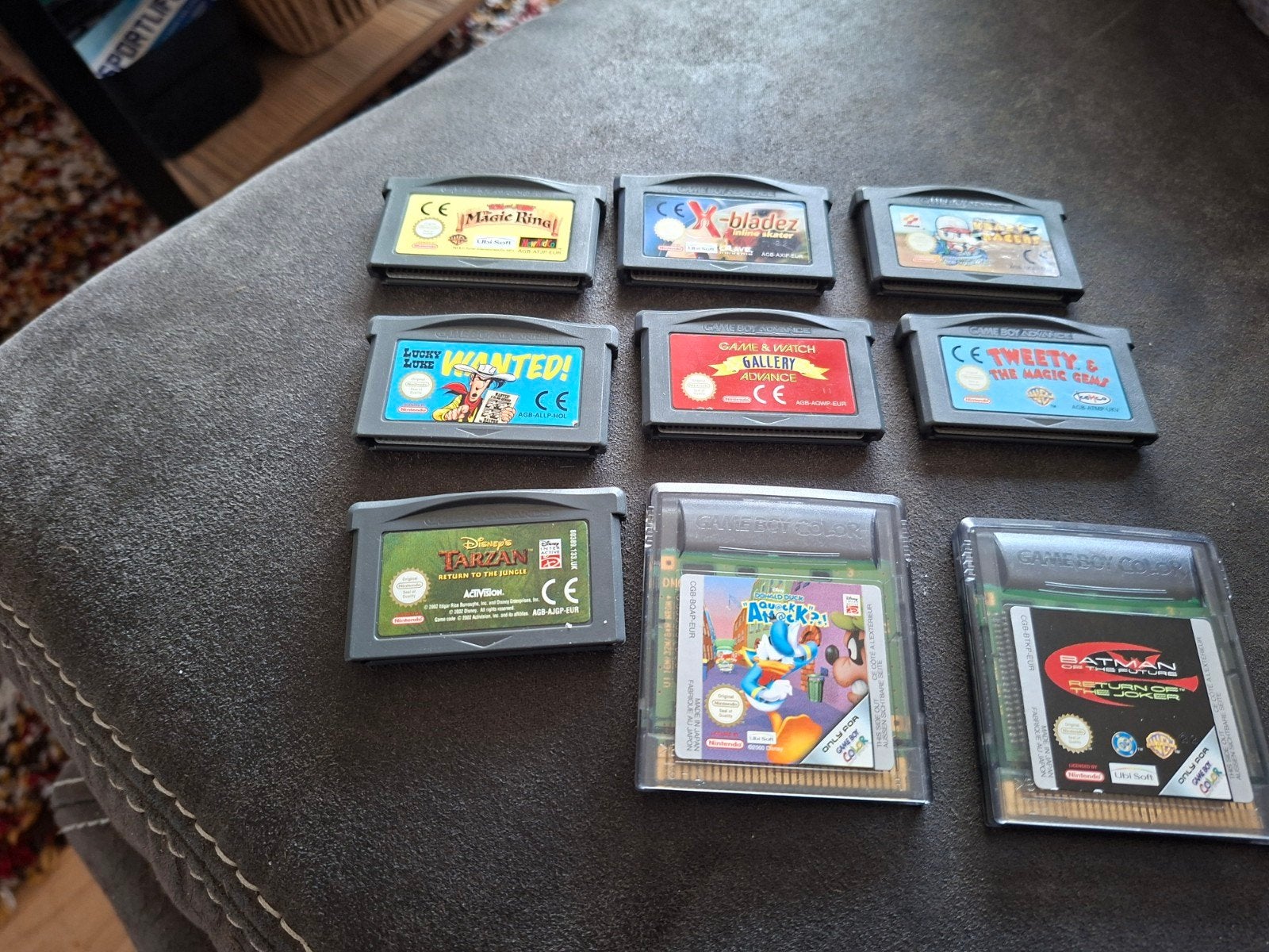 gameboy en advance spellen 9 stuks, Avontuur en Actie, 1 speler, Ophalen of Verzenden, Zo goed als nieuw