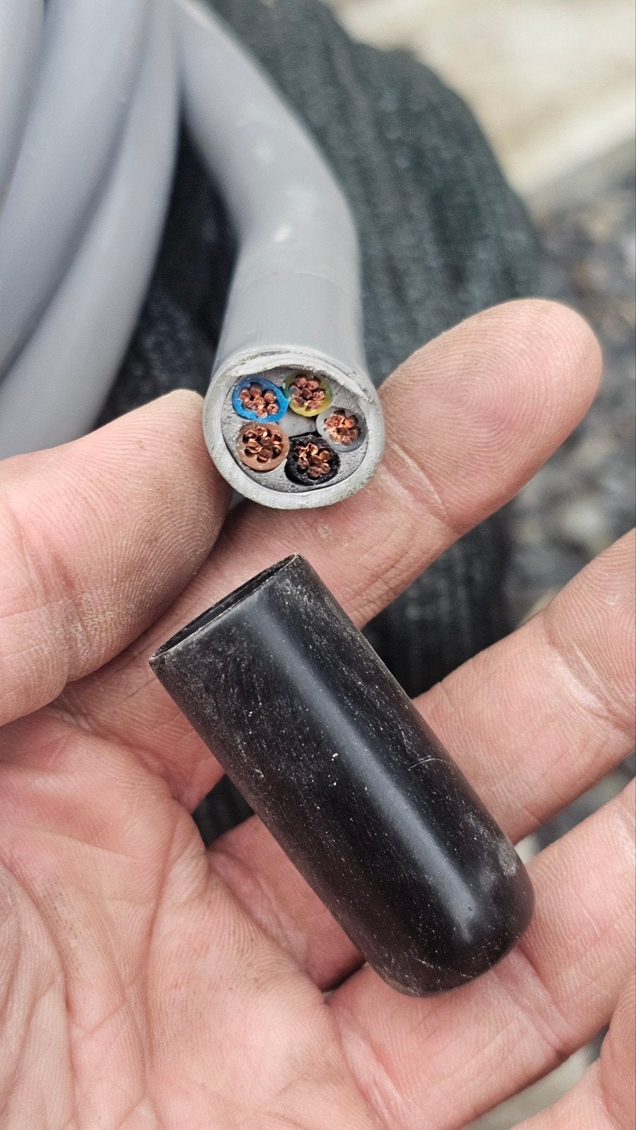 Zware rol ymvk 5g10 5g10rs grondkabel koper dca s2 d2 a3 5, Ophalen of Verzenden, Nieuw, Kabel of Snoer