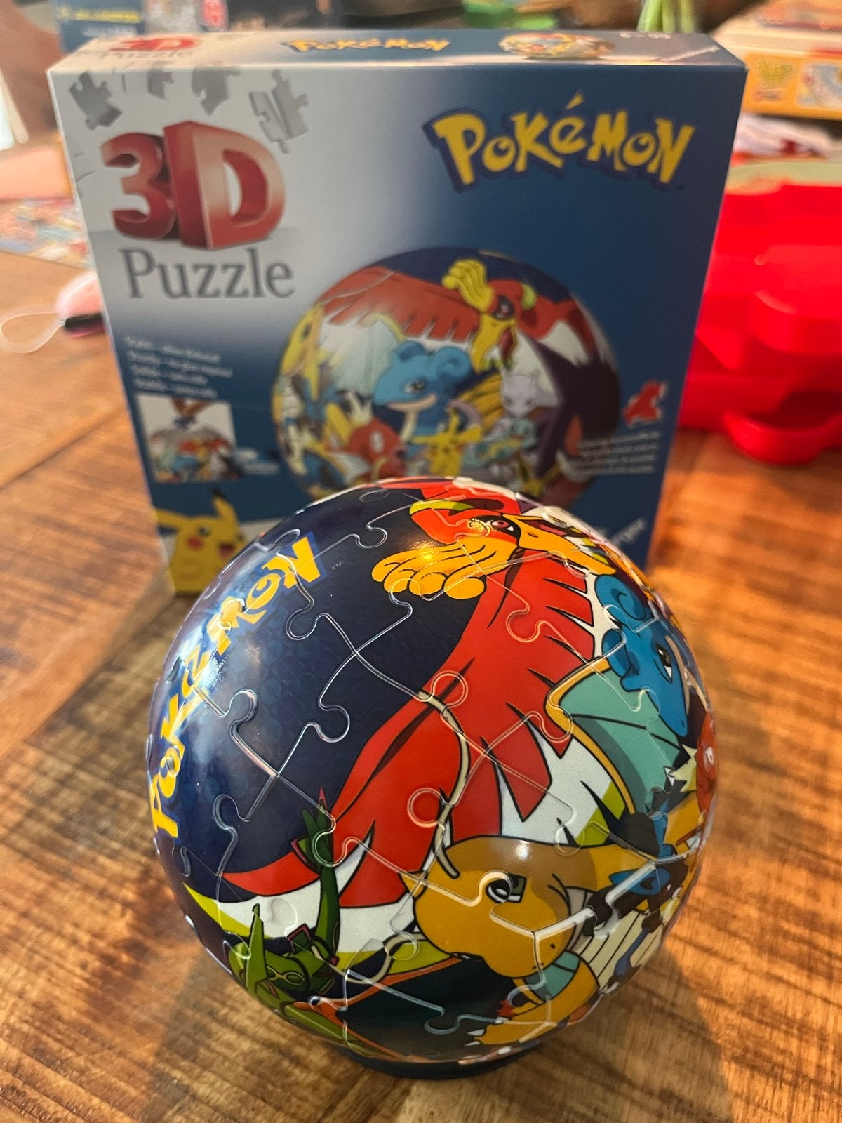 Pokémon 3D Puzzel Bal - Ravensburger, Ophalen, 10 tot 50 stukjes, Zo goed als nieuw, 6 jaar of ouder