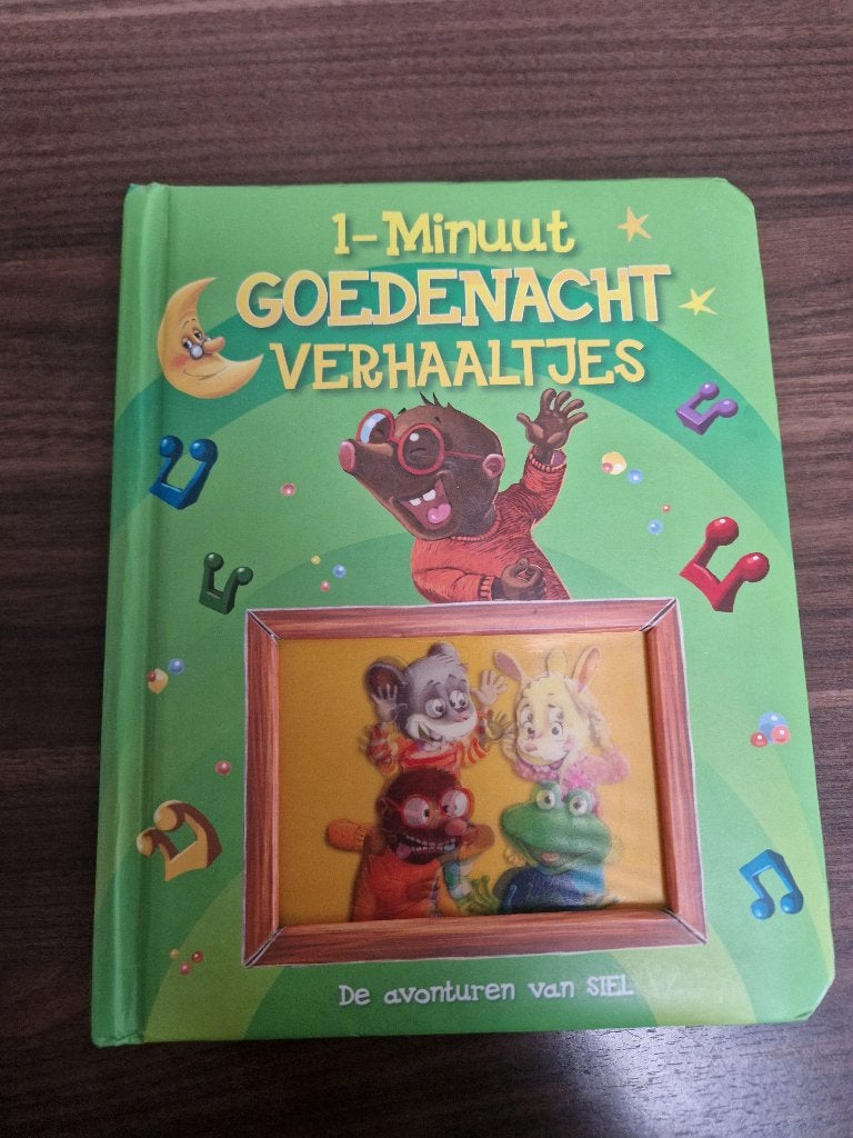 1-minuut goedenacht verhaaltjes. de avonturen van SIEL, Ophalen of Verzenden, Zo goed als nieuw, 2 tot 3 jaar