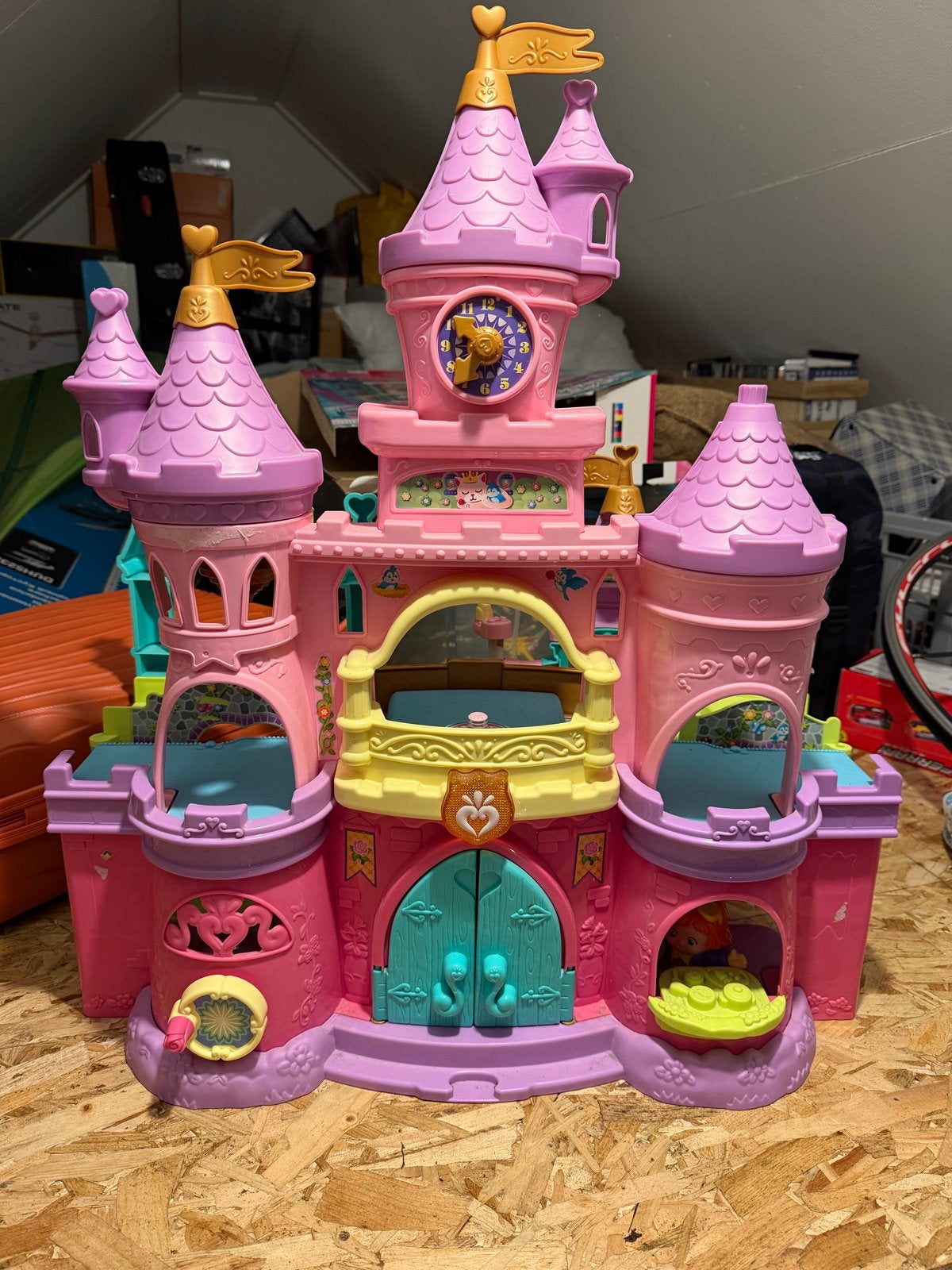 VTECH Prinsessenkasteel met prinsesjes, nette staat, Ophalen of Verzenden, Zo goed als nieuw, Meisje