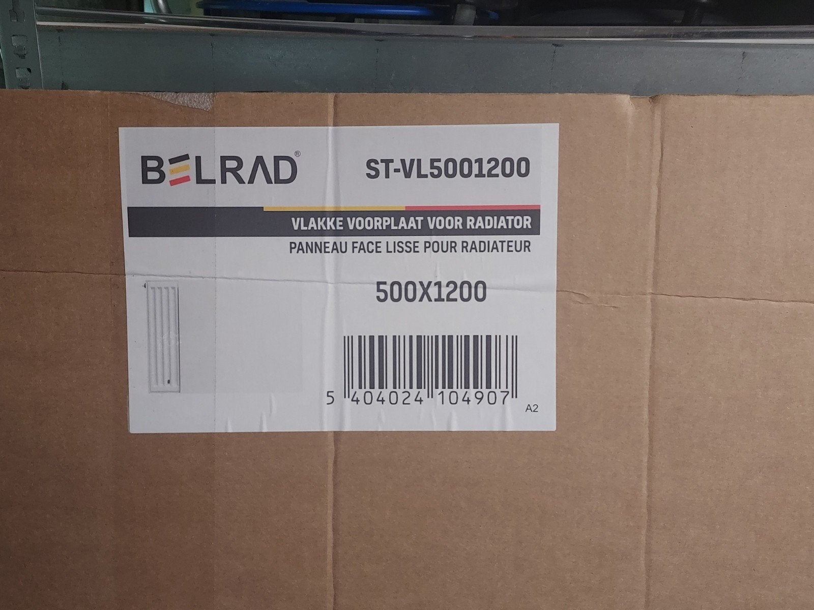 2x Belrad vlakke radiator panelen kleur Ral 9010, Ophalen